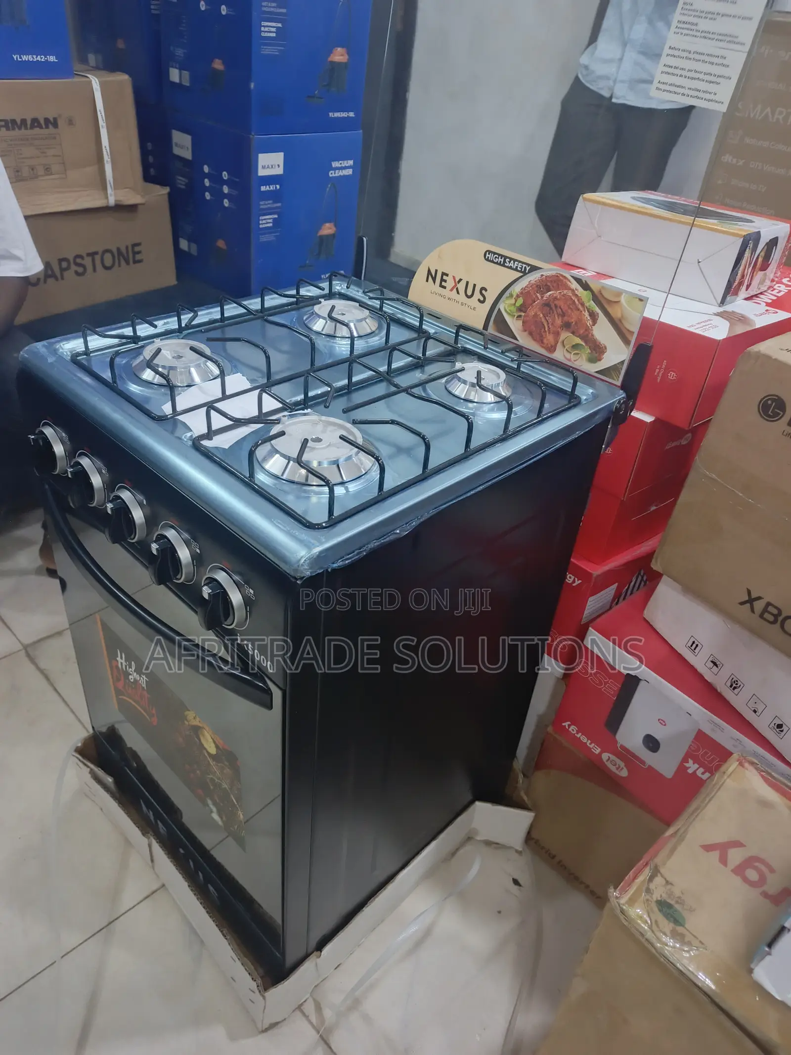 Nexus 50x50 4 Burner Standing Cooker – Family Size