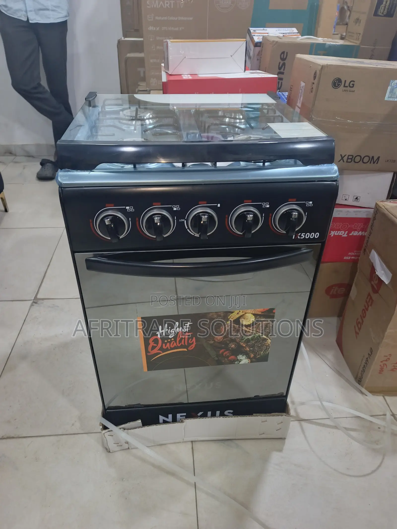 Nexus 50x50 Standing Gas Cooker – Kitchen Essential