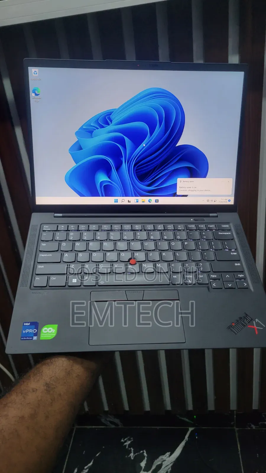 Laptop Lenovo ThinkPad X1 Carbon 16GB Intel Core i7 SSD 512GB