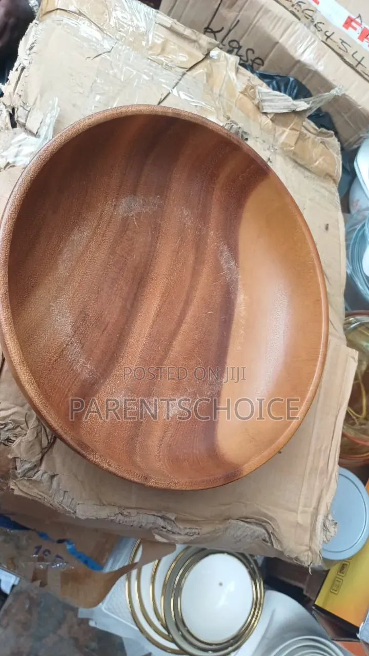 26cm Wooden Food and Salad Bowl Biggest Size- 1pc