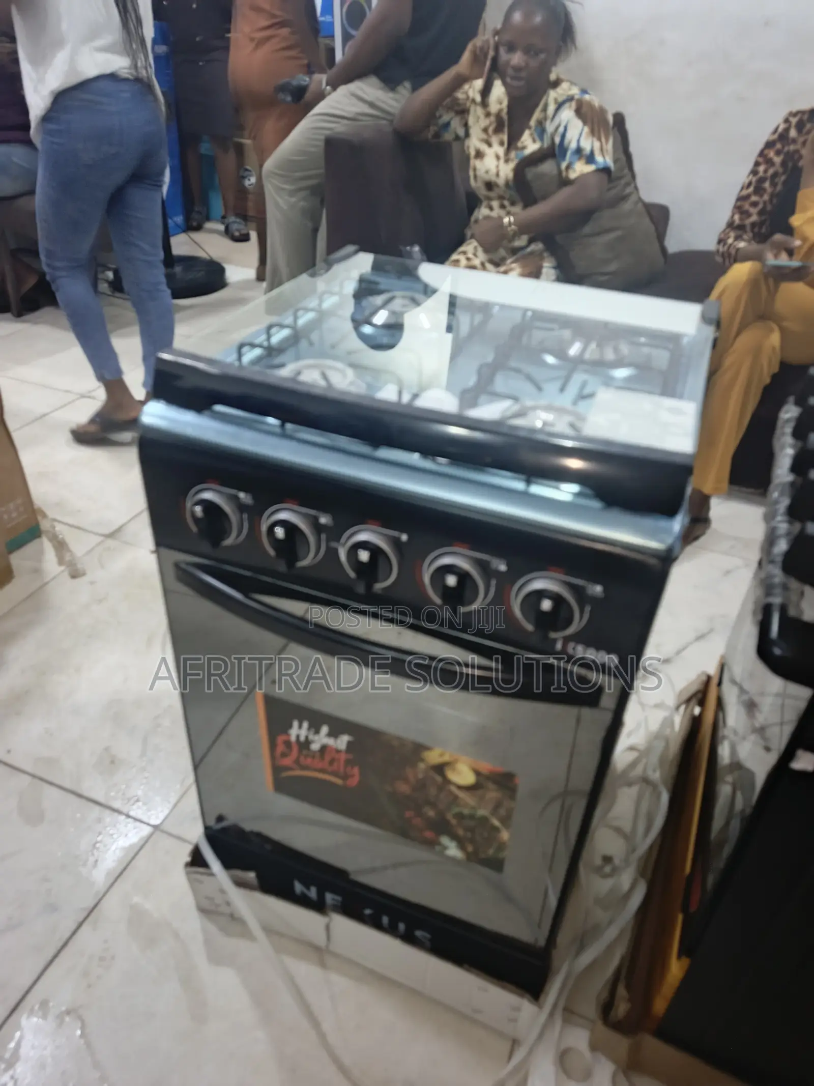 Nexus 50x50 Standing Gas Cooker – Durable Construction