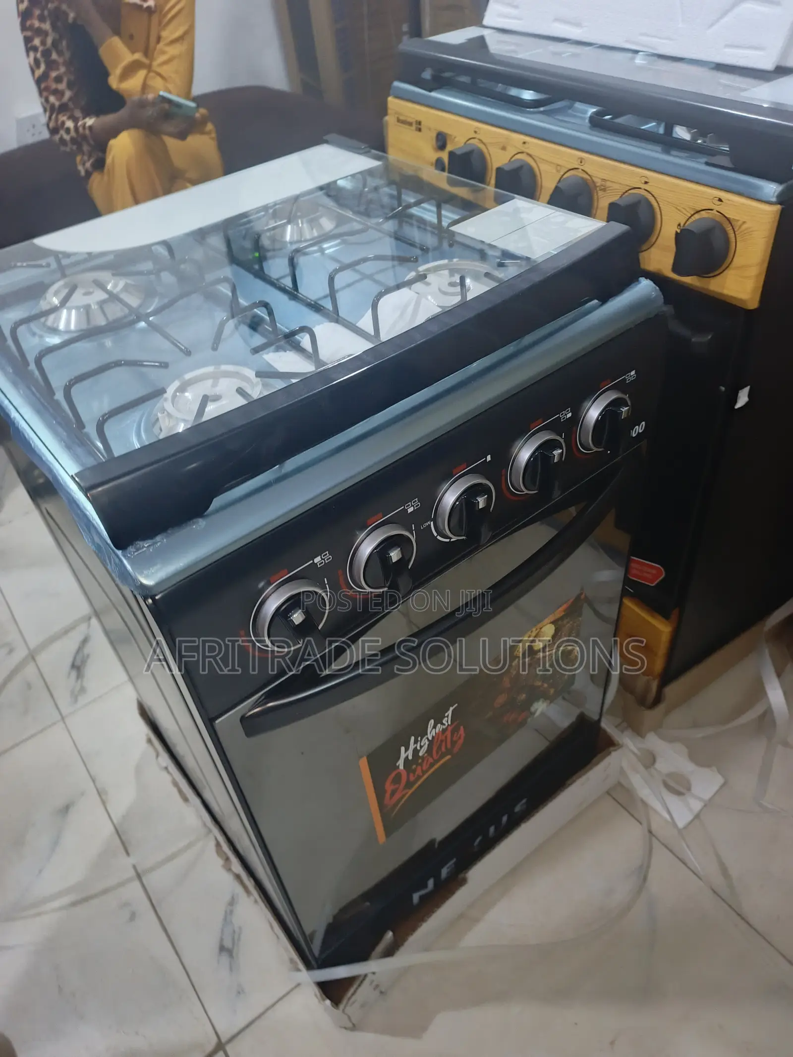 Nexus 50x50 Standing Gas Cooker – Durable Construction