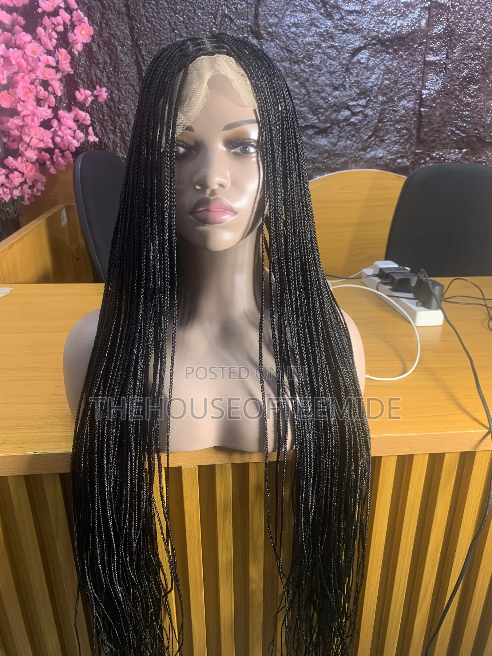Full Frontal Long Braided Wig