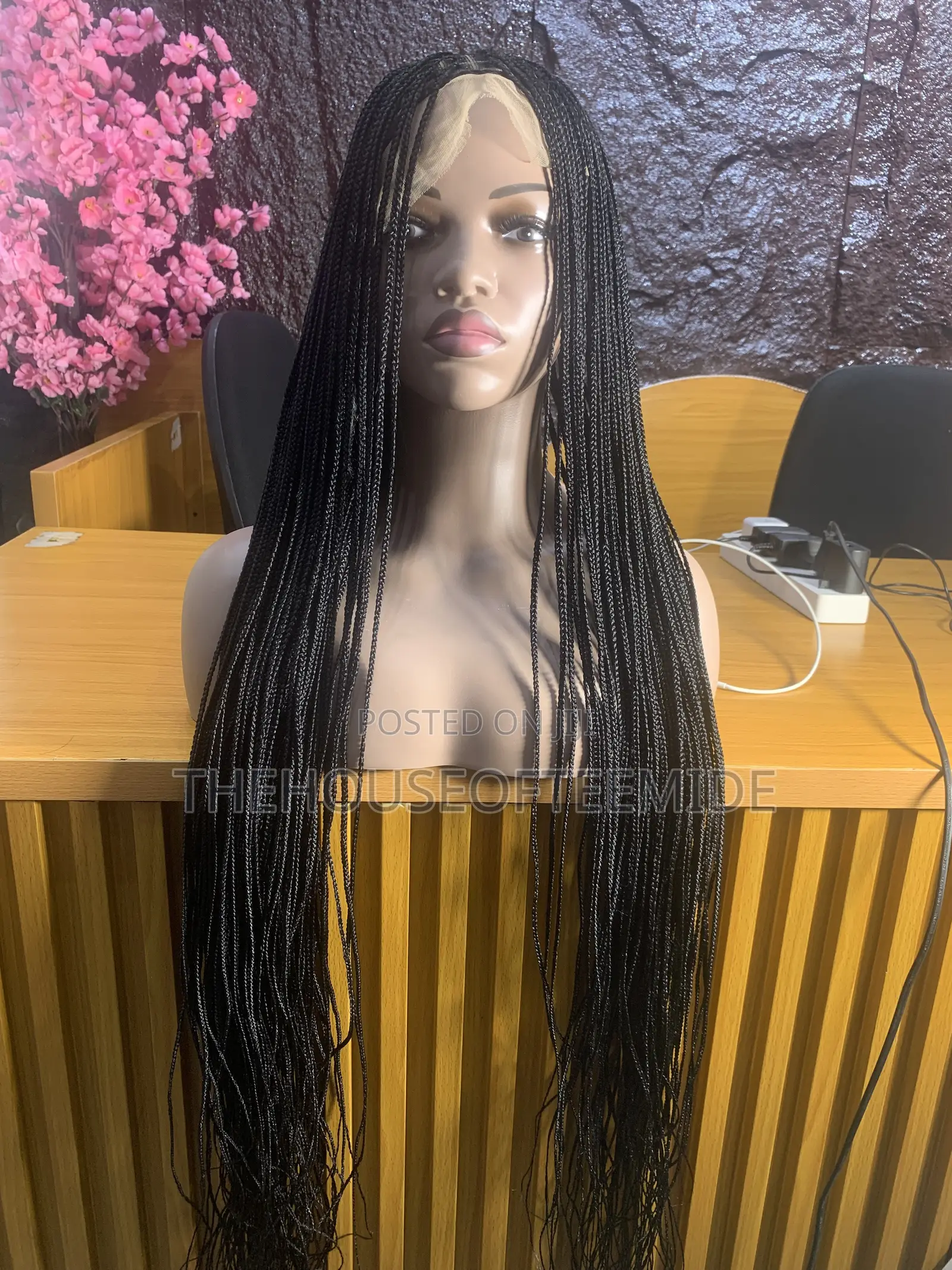 Full Frontal Long Braided Wig