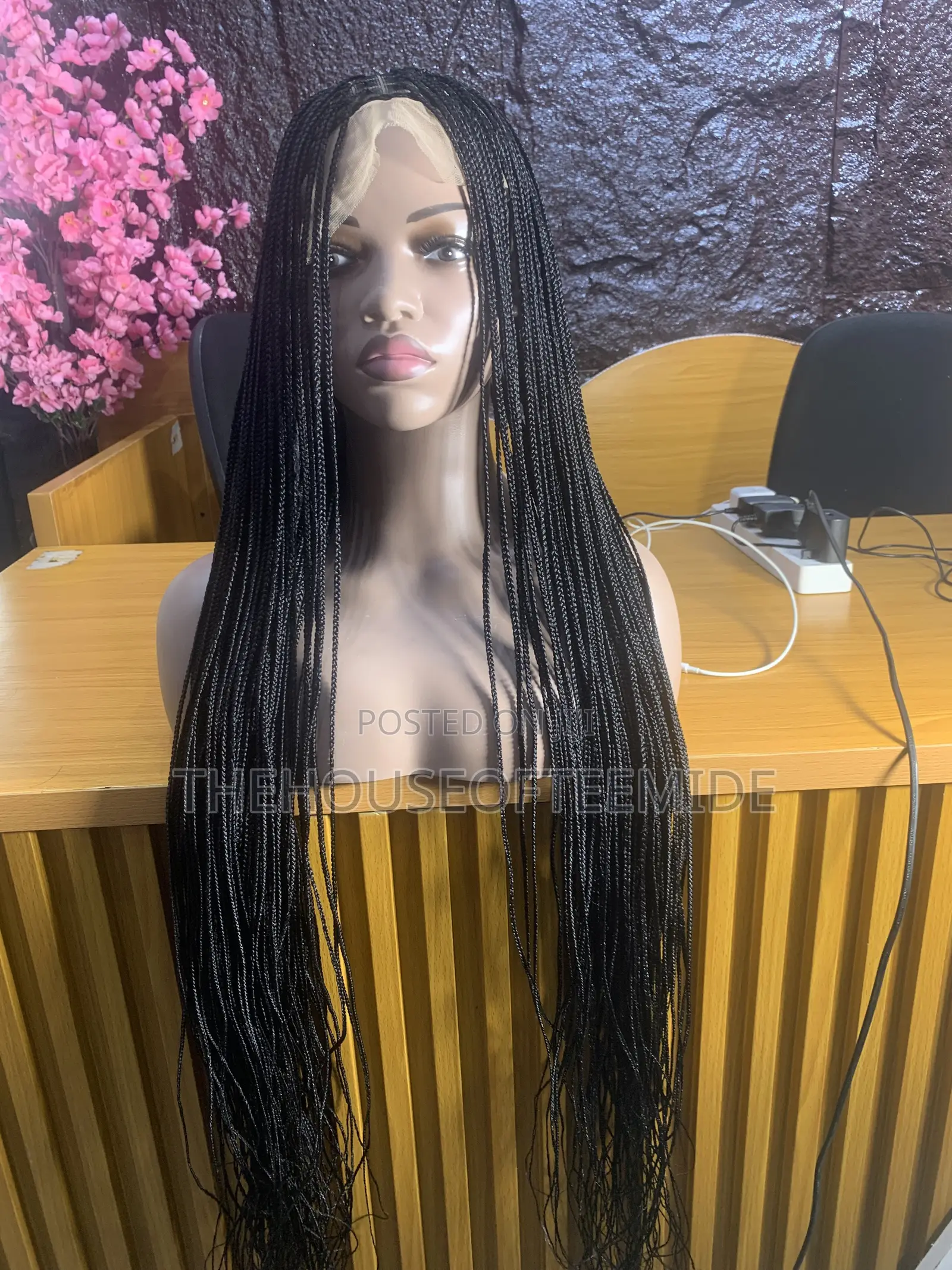 Full Frontal Long Braided Wig