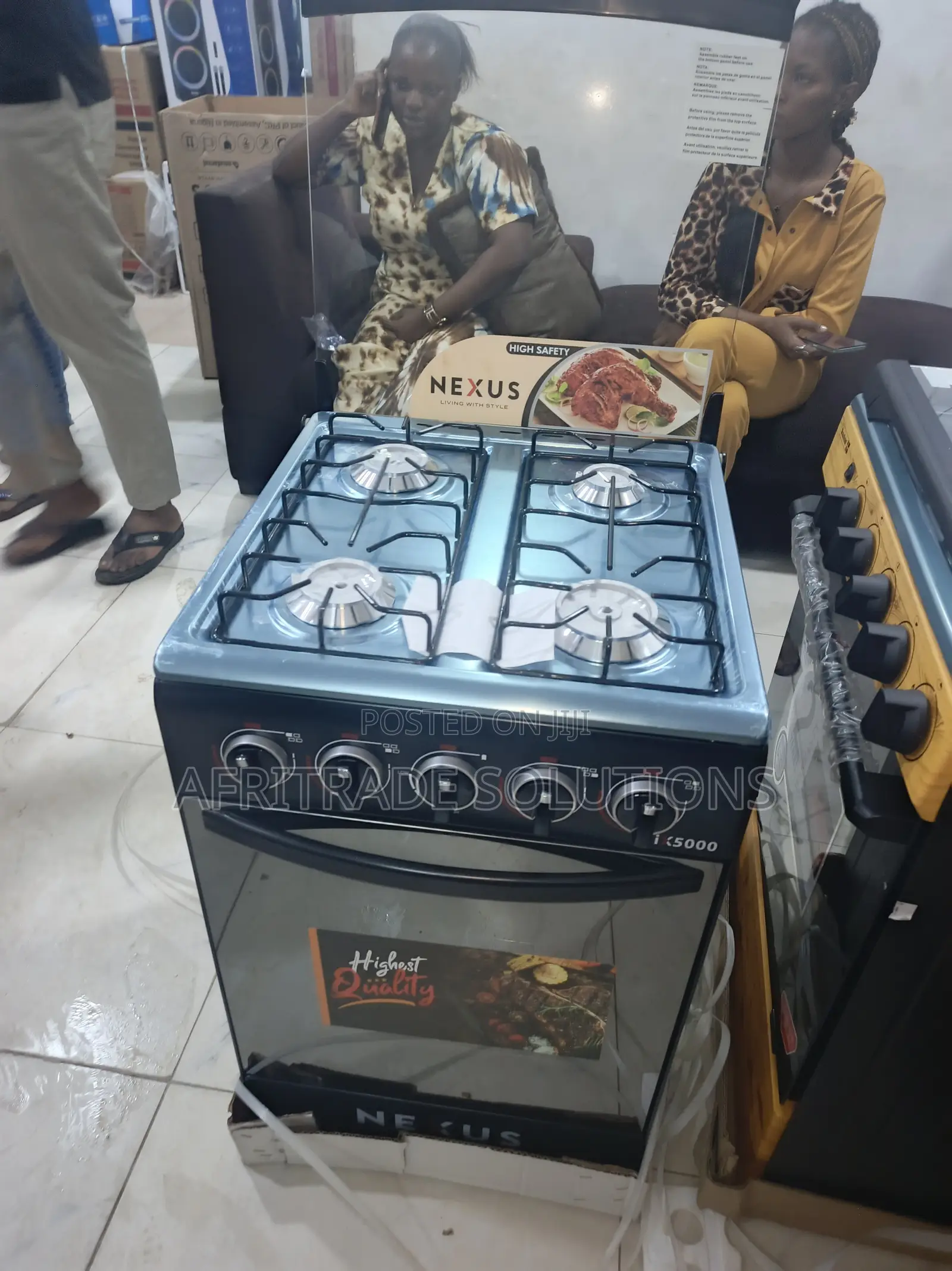Nexus 50x50 4 Burner Standing Cooker – Built to Last