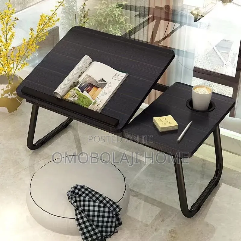 Adjustable Folding Laptop Bed Table - Portable Ergonomic Lap Desk