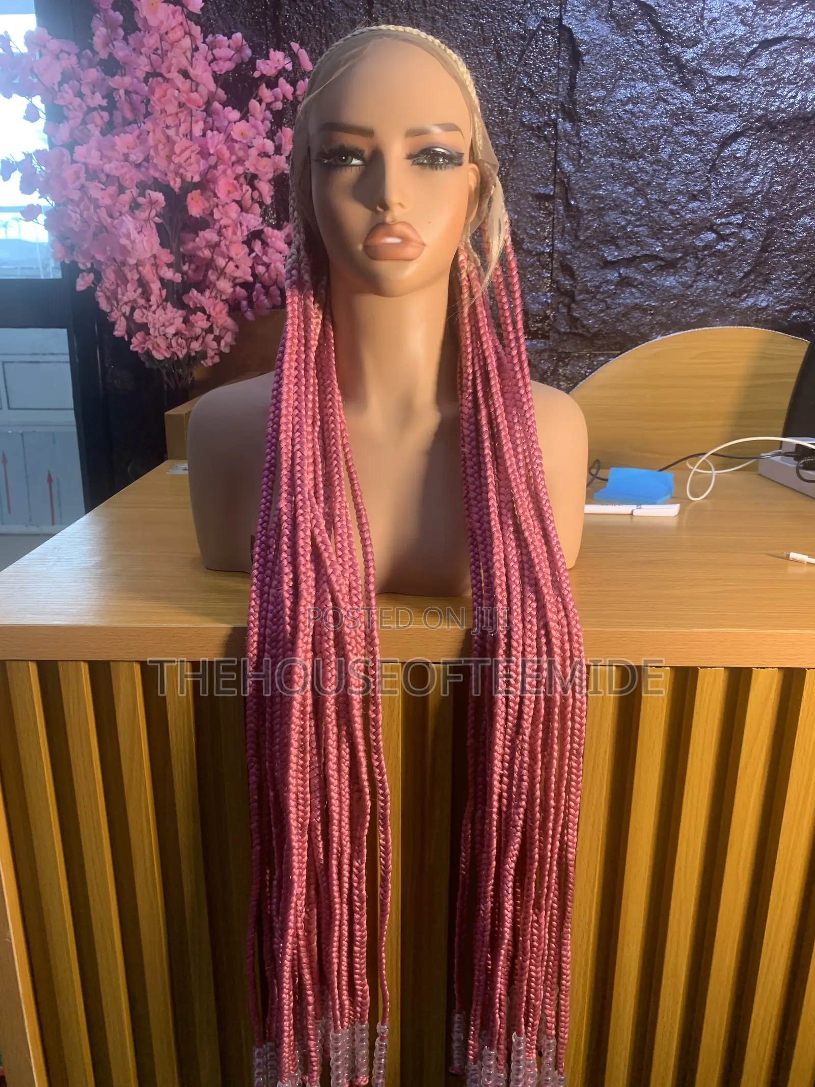 Full Frontal Braided Wig