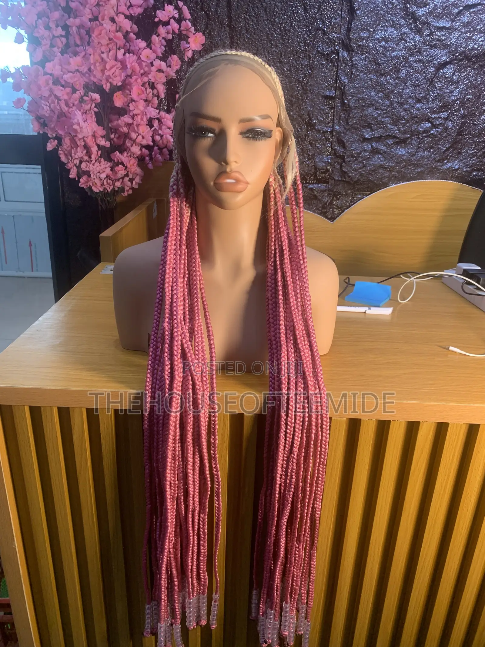 Full Frontal Braided Wig