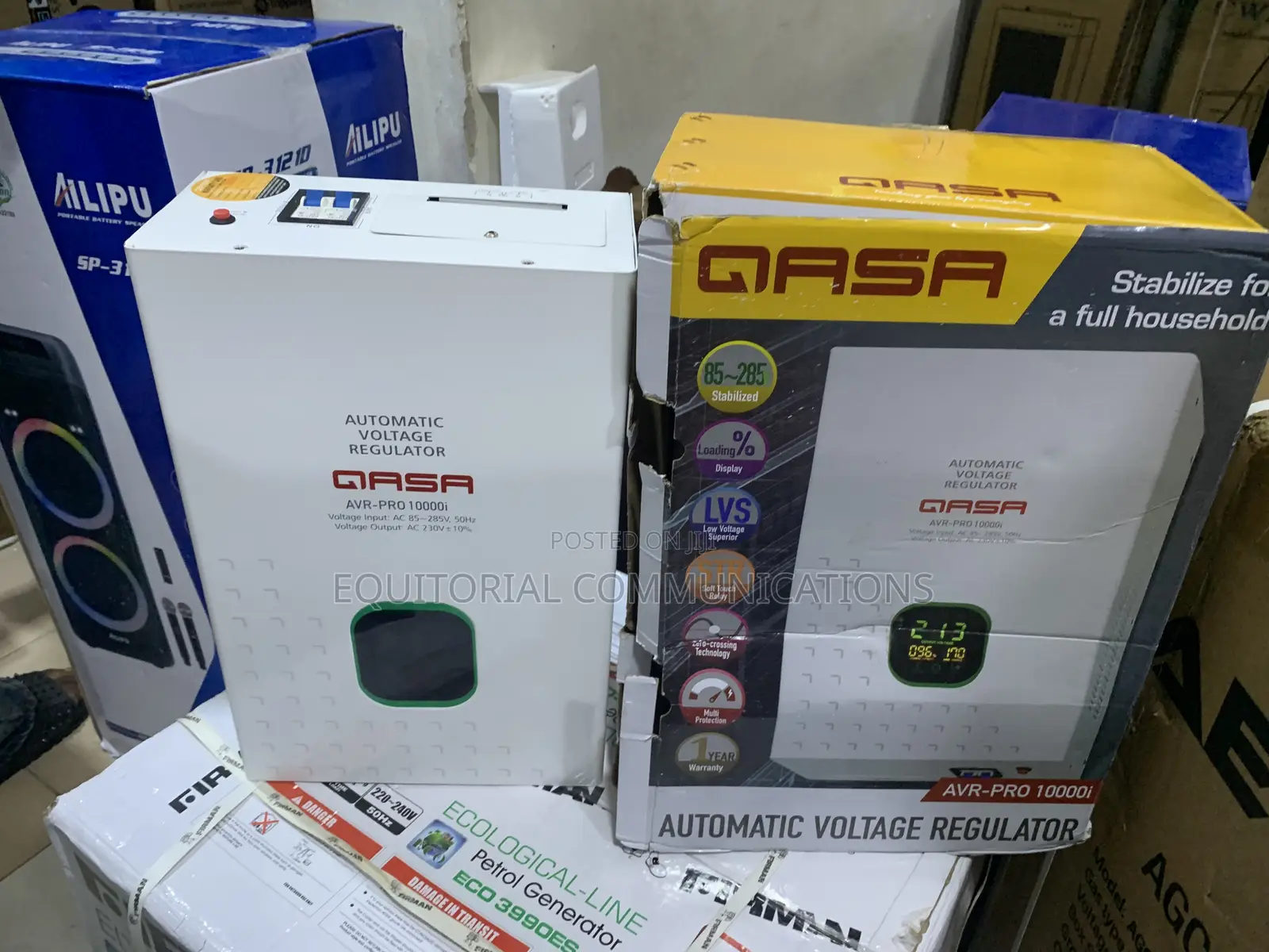 QASA 10000WATTS Voltage Regulator for Refrigerator and Freezer
