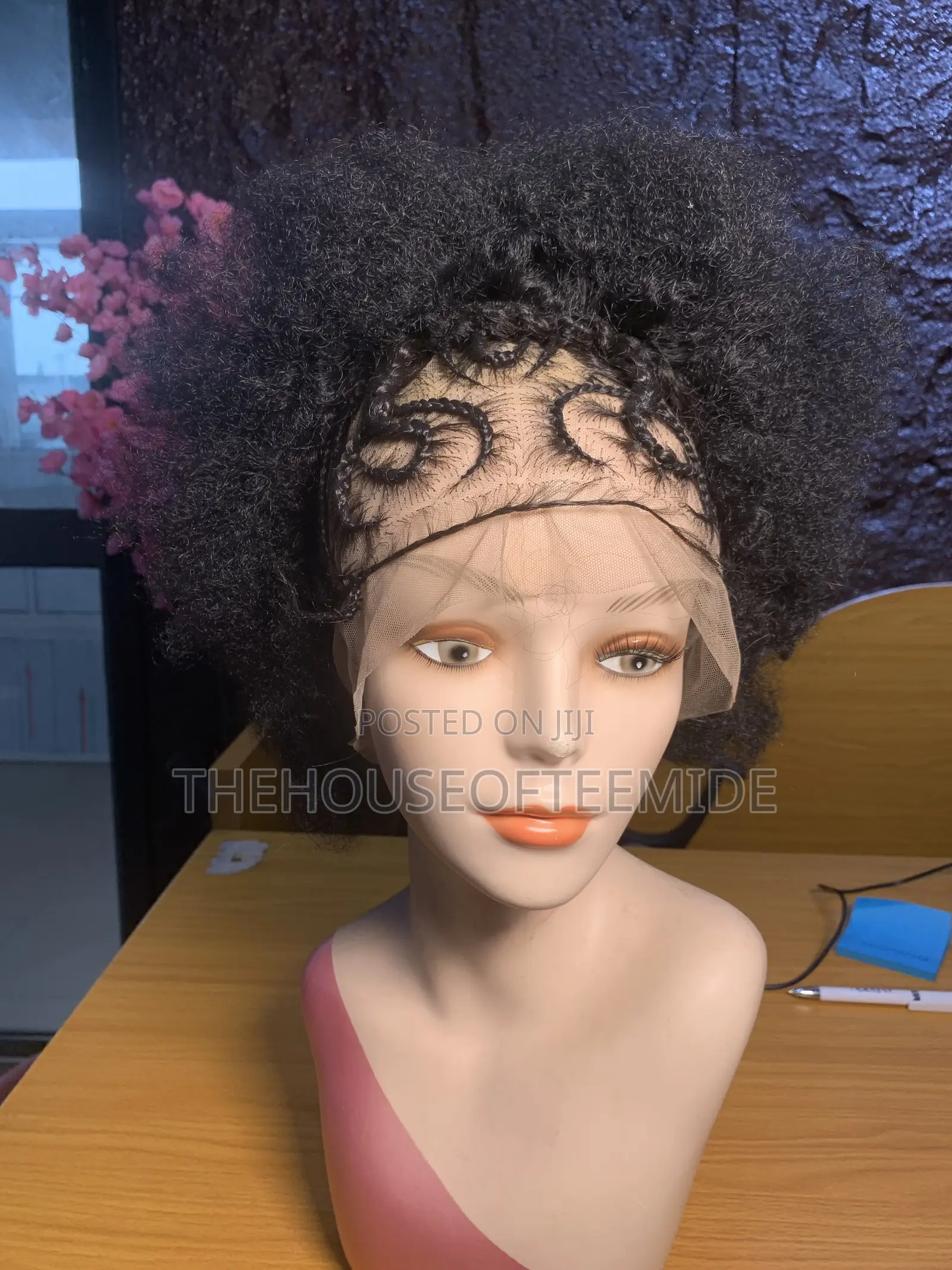Braided Afro Wig