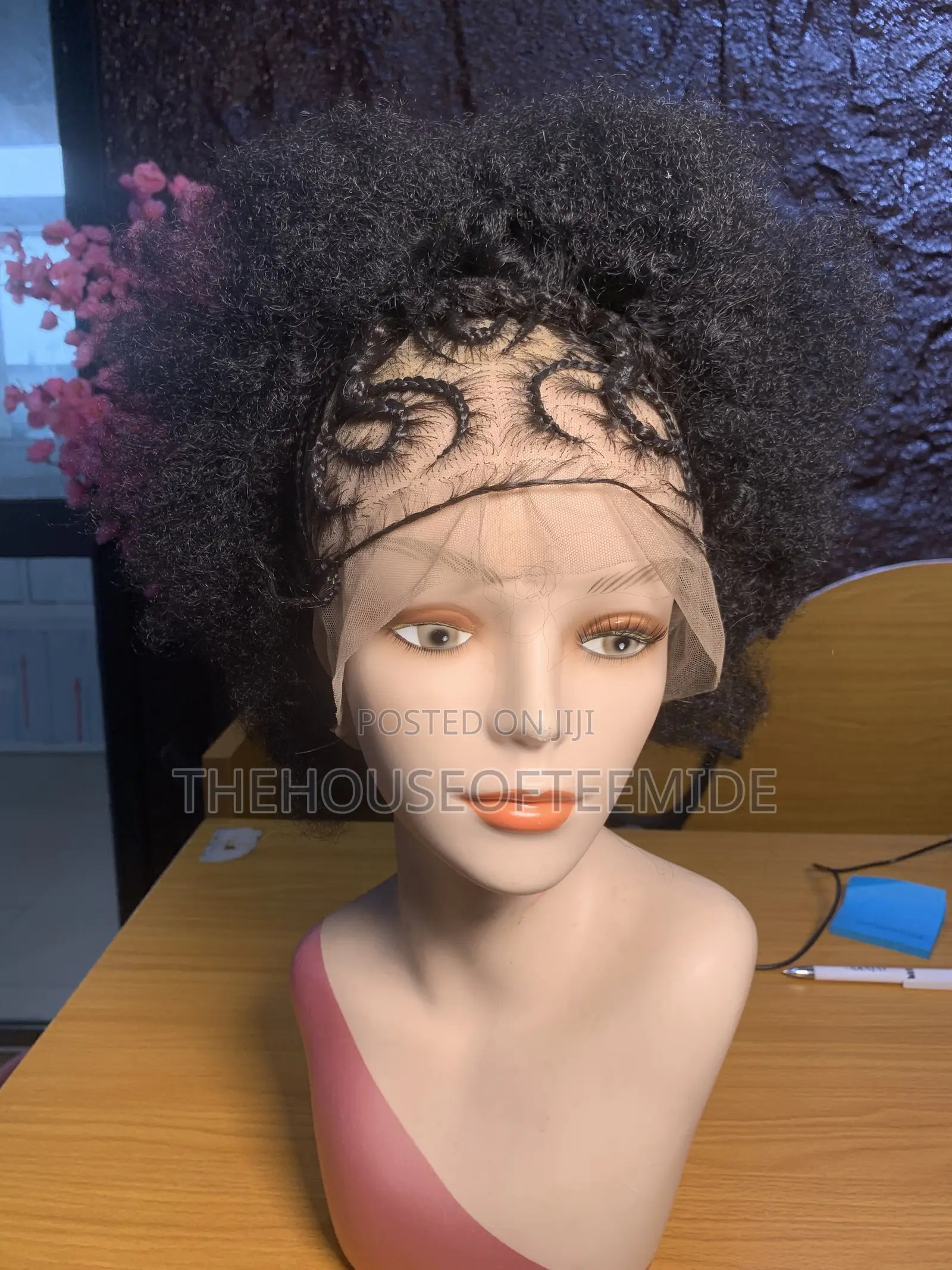 Braided Afro Wig