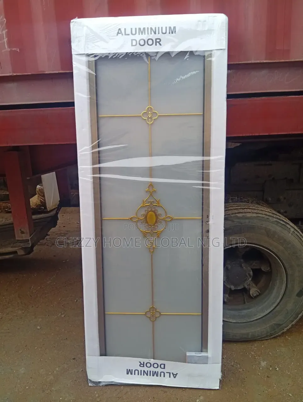 Premium High-Gauge Full Tempered Glass Toilet Door (7ft)