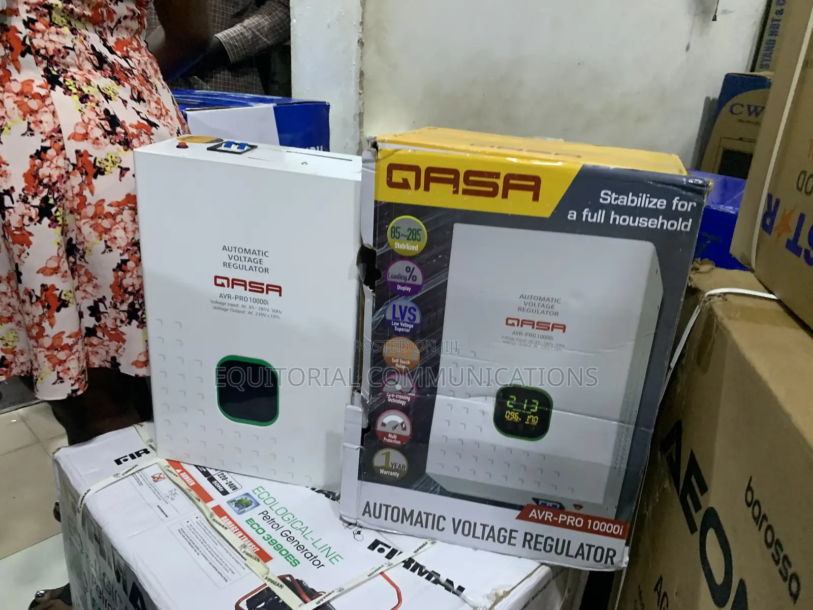 QASA Voltage 10000WATTS Stabilizer for Generator Power Supply