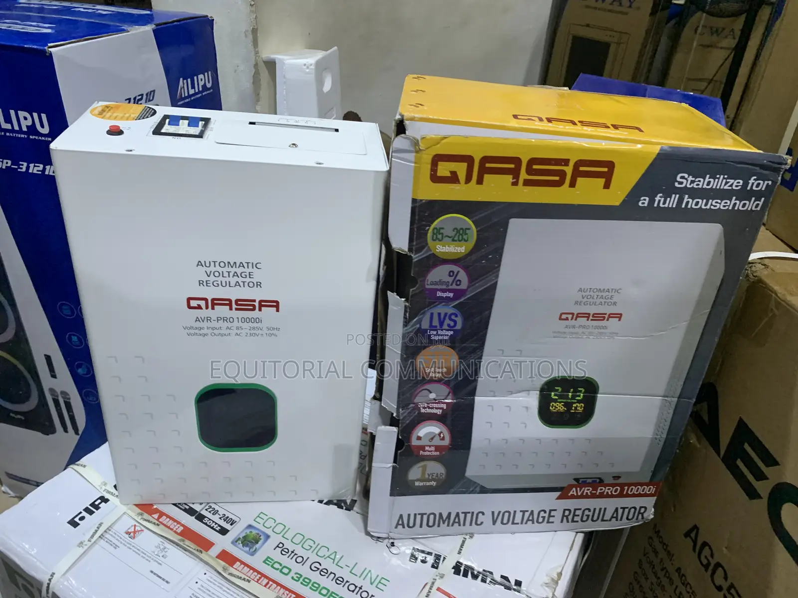 QASA Voltage 10000WATTS Stabilizer for Generator Power Supply