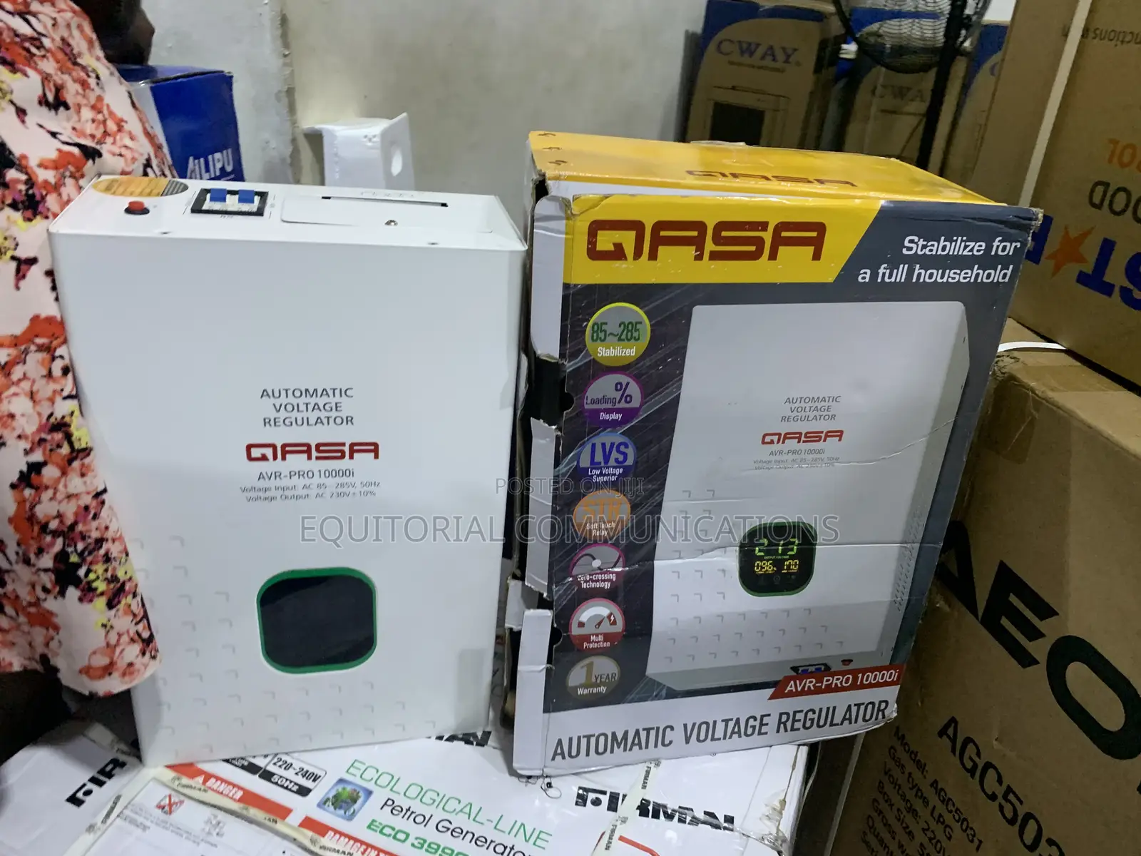 QASA Heavy Duty Wall Mount 10000Watts Voltage Guard