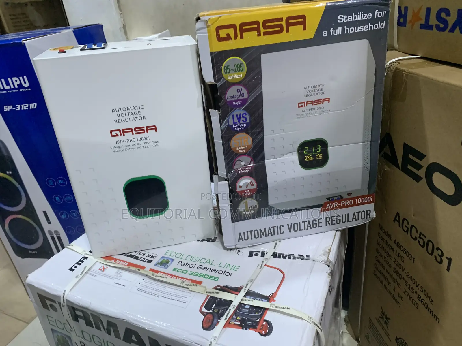QASA Heavy Duty Wall Mount 10000Watts Voltage Guard