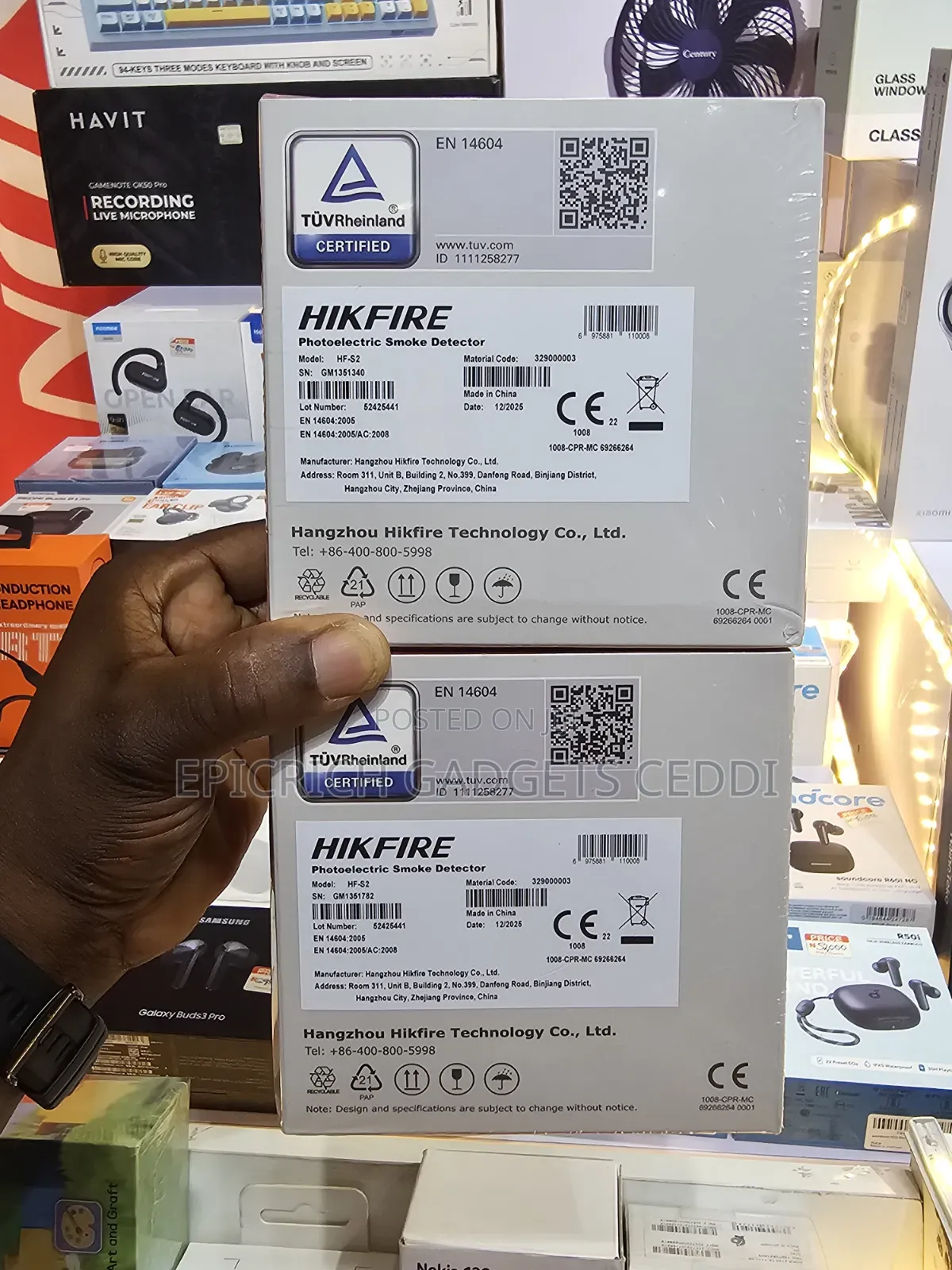 Standalone Photoelectric Wireless Smoke Detector