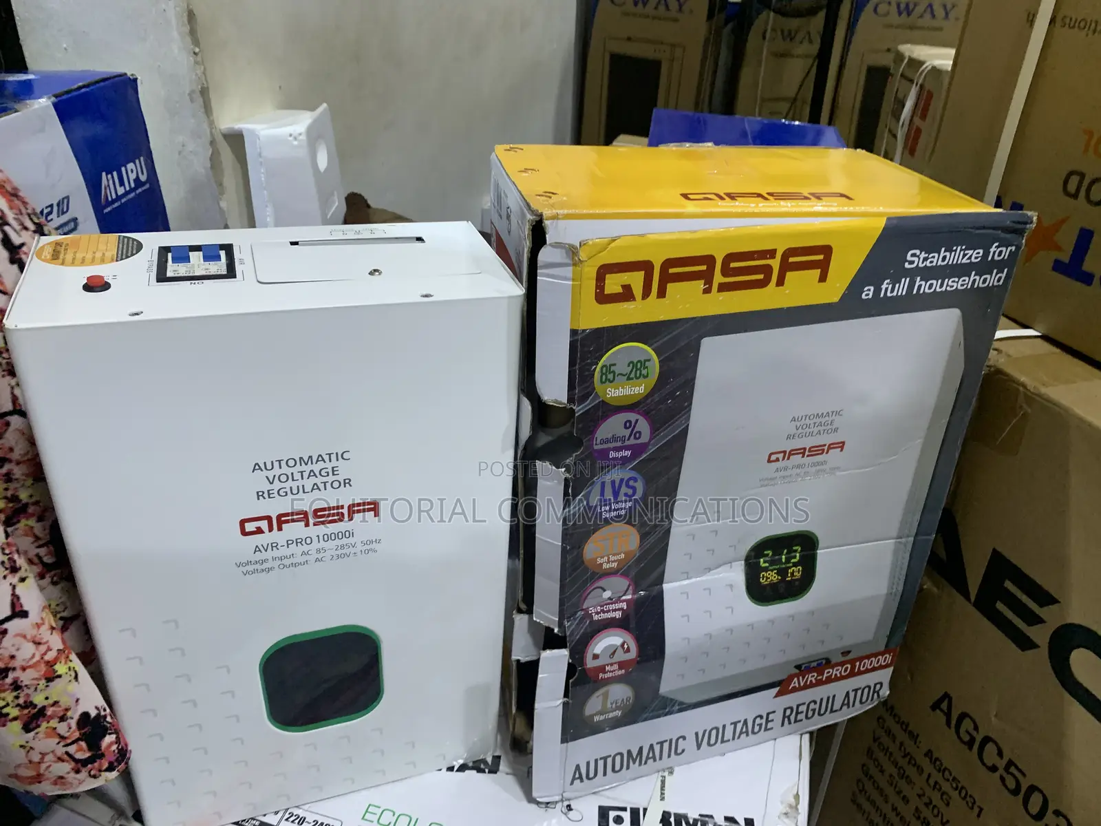 QASA AVR-PRO 10000i Voltage Regulator for Electronics