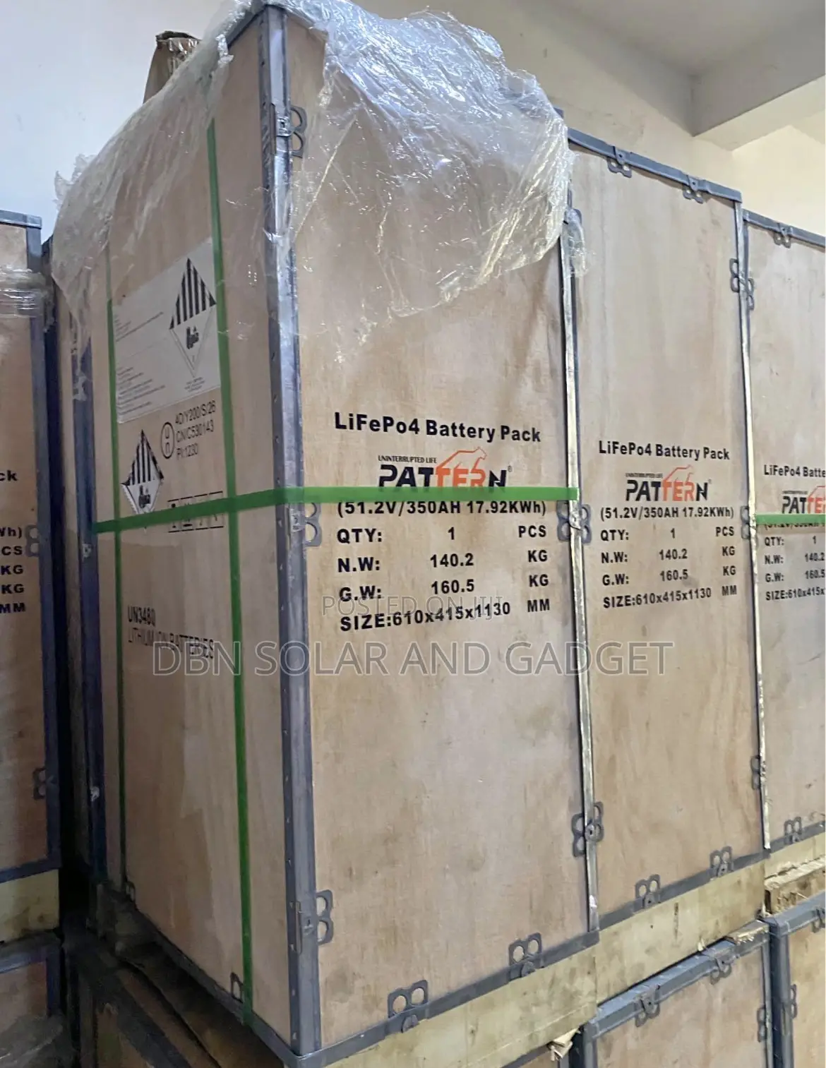 17.5kwh 51.2v Pattern Lithium Ion Battery Very Good Quality