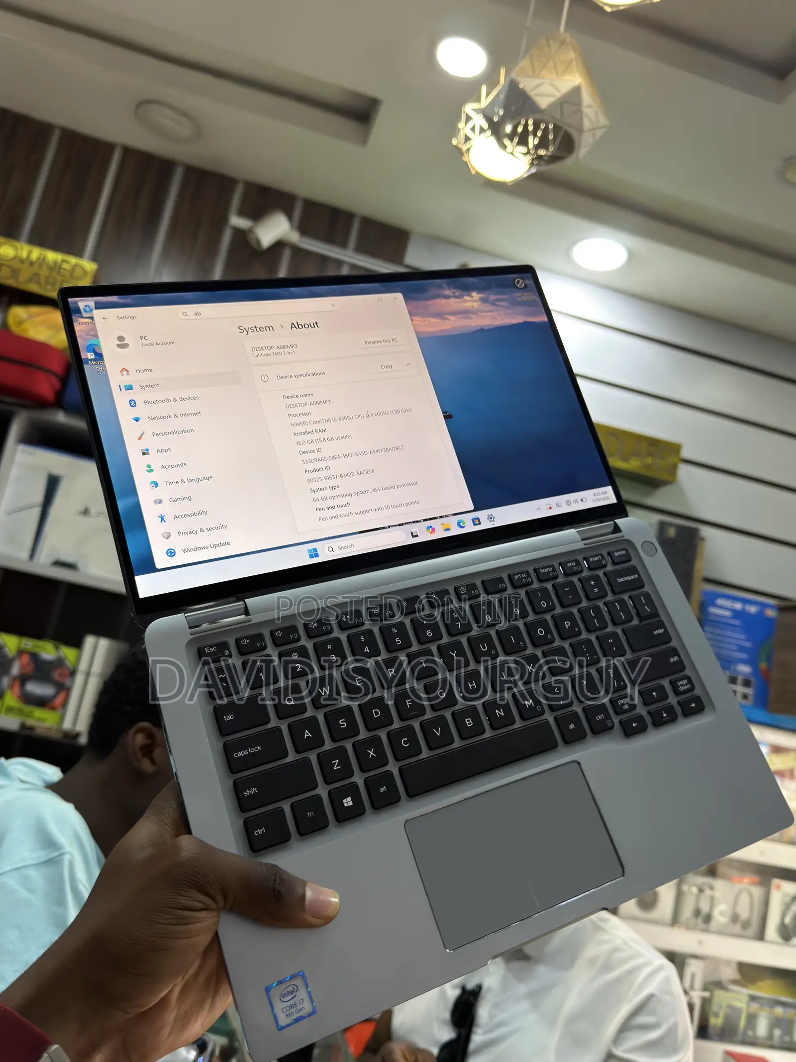 Laptop Dell Latitude 7400 16GB Intel Core i5 SSD 512GB