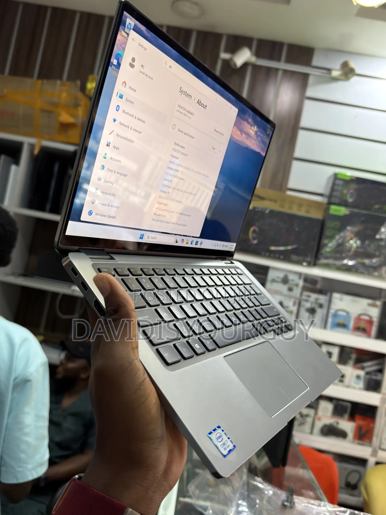 Laptop Dell Latitude 7400 16GB Intel Core i5 SSD 512GB