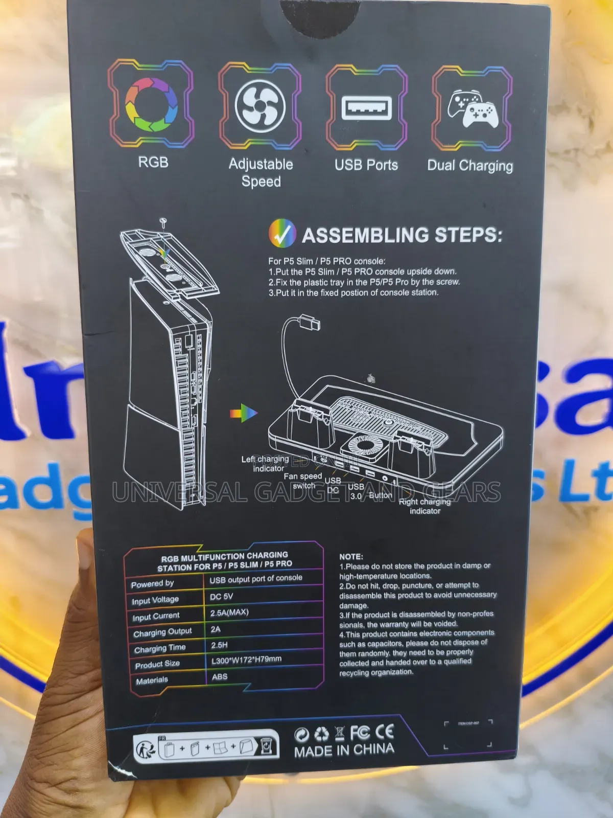 RGB Multifunction Charge Station for PS5 Fat/ Slim / Pro