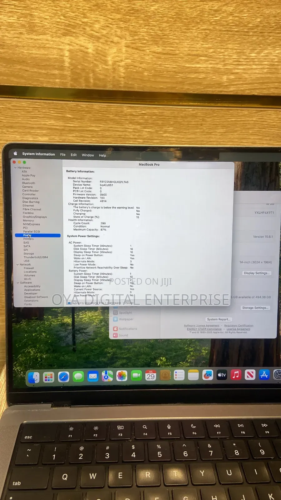 Laptop Apple MacBook Pro 2021 M1 16GB Apple M1 Pro SSD 500GB