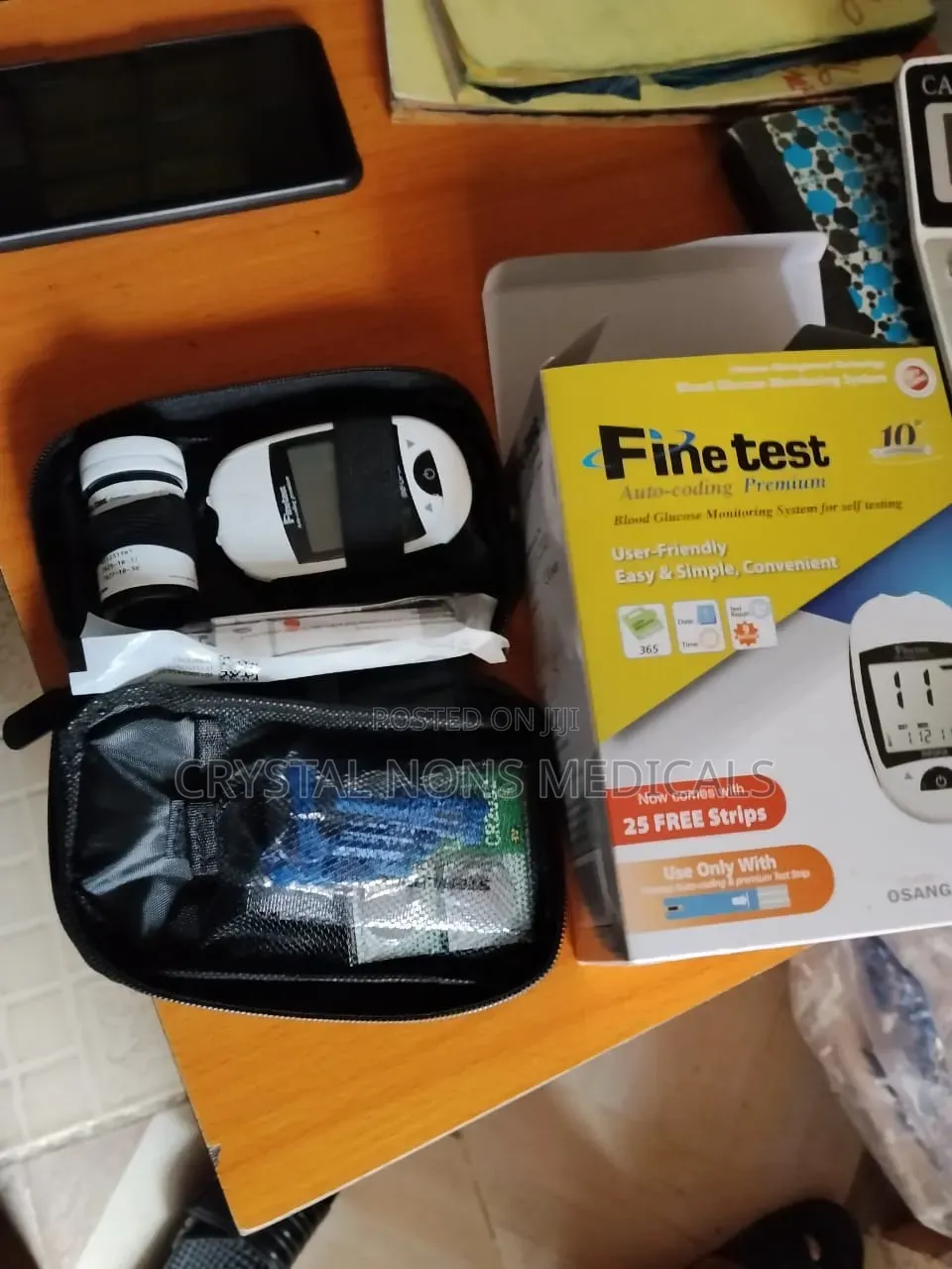 Glucometer Fine Test Blood Glucose Monitoring System