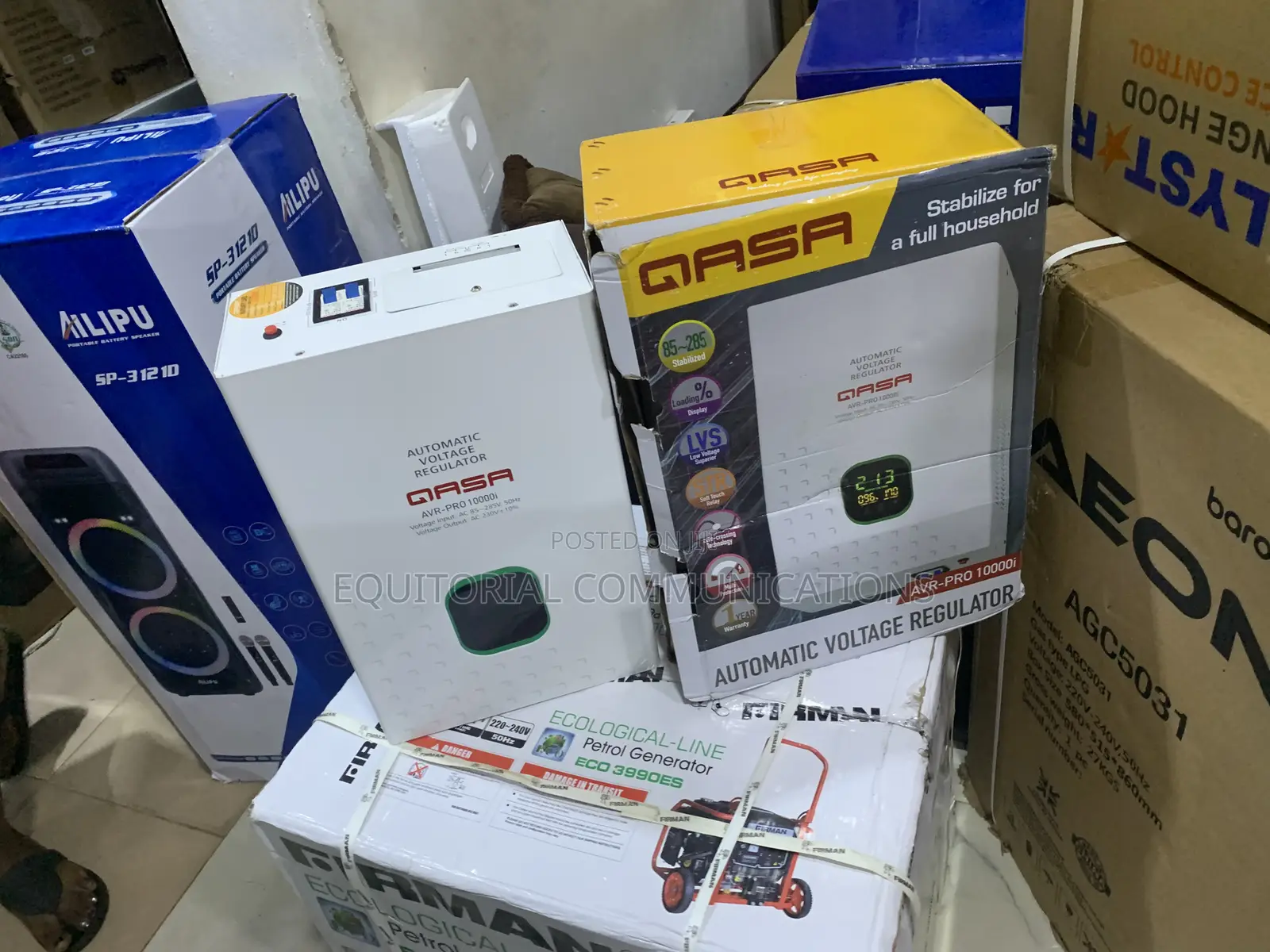 QASA AVR-PRO 10000i Wall Mounted Voltage Controller