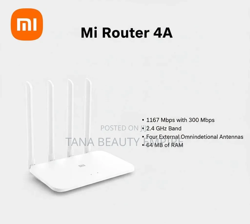 MI Router 4A 1200mbps High Speed (Connect to Boost Internet Reach)