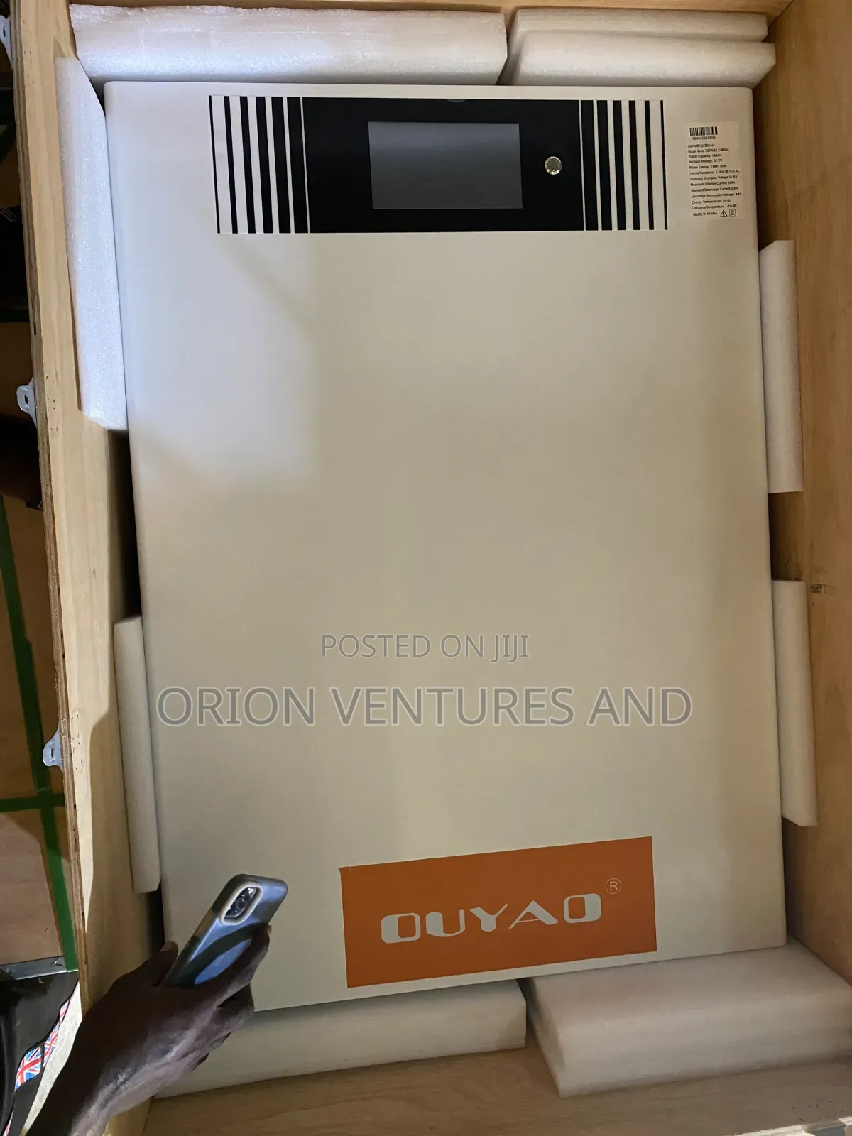 18.84kWh 51.2V 368ah LiFePO4 Lithium Battery