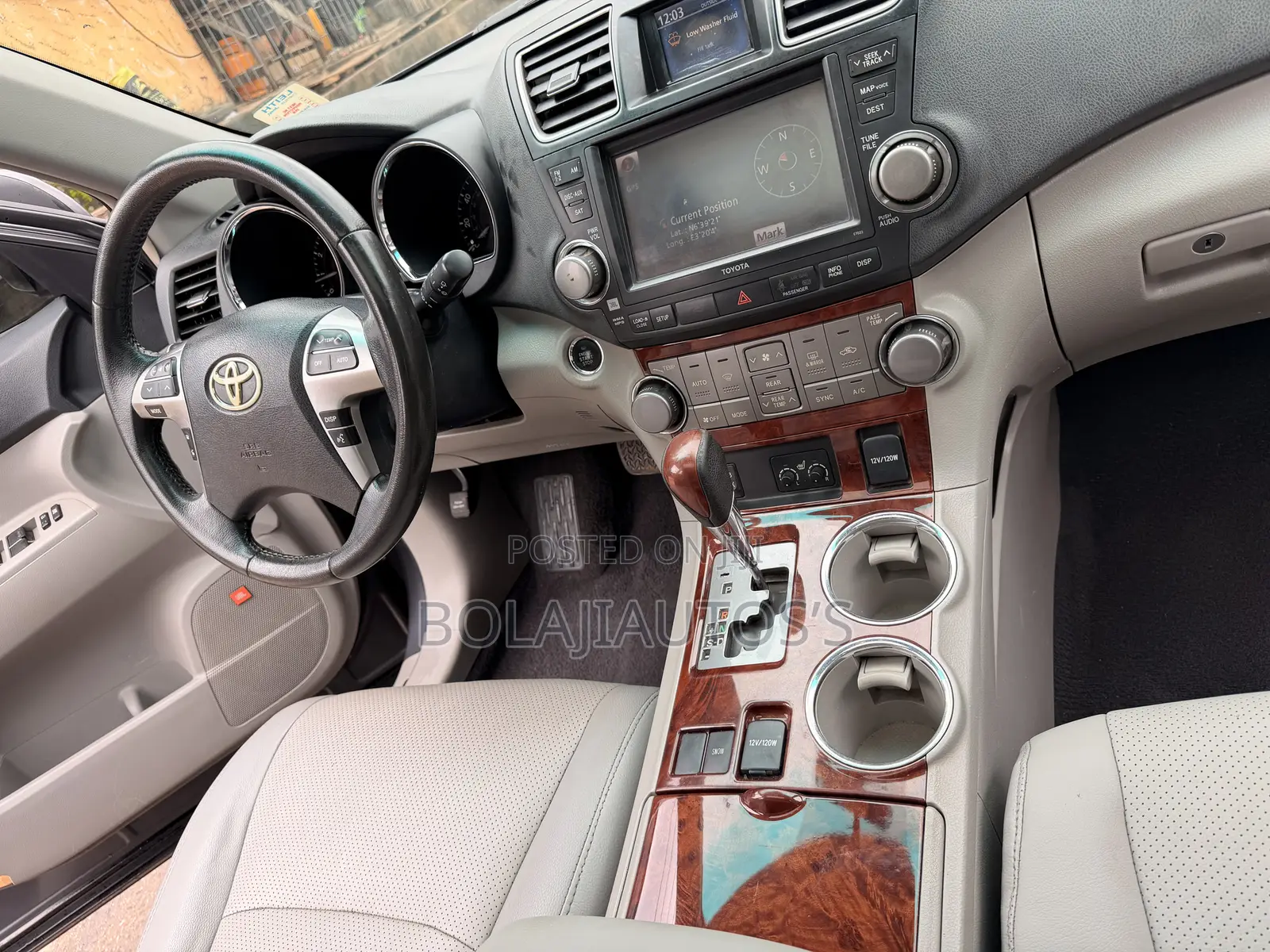 Toyota Highlander Limited 2012 Gray
