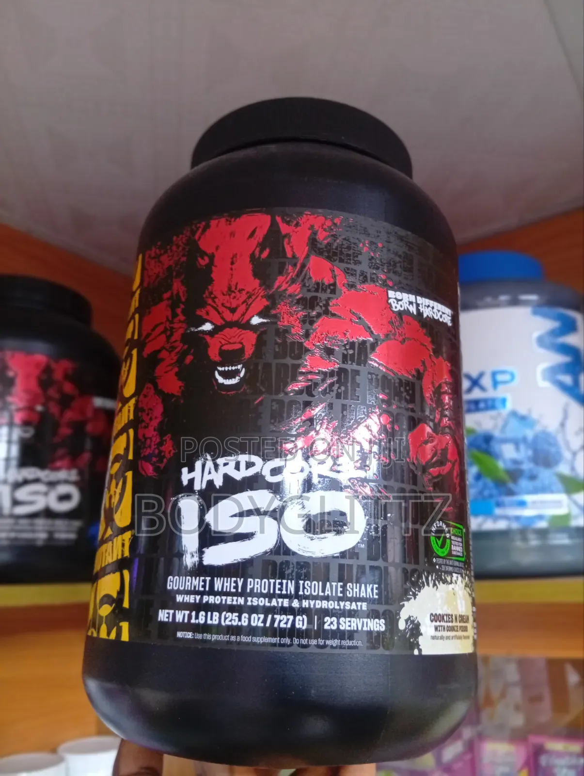 Mutant: Hardcore Iso (Gourmet Whey Protein Isolate Powder) 1.6lbs