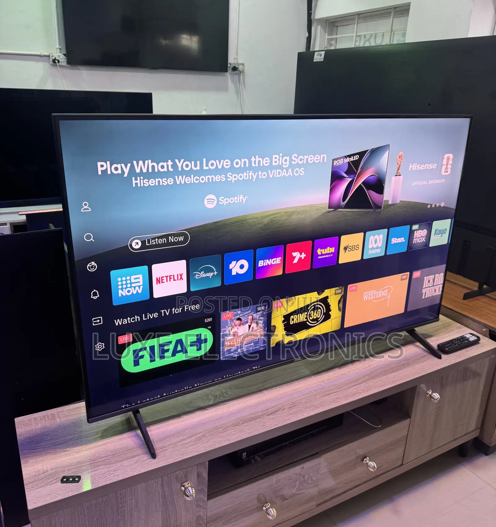 Hisense 55 Inches QLED Q6 Series Made in Europe