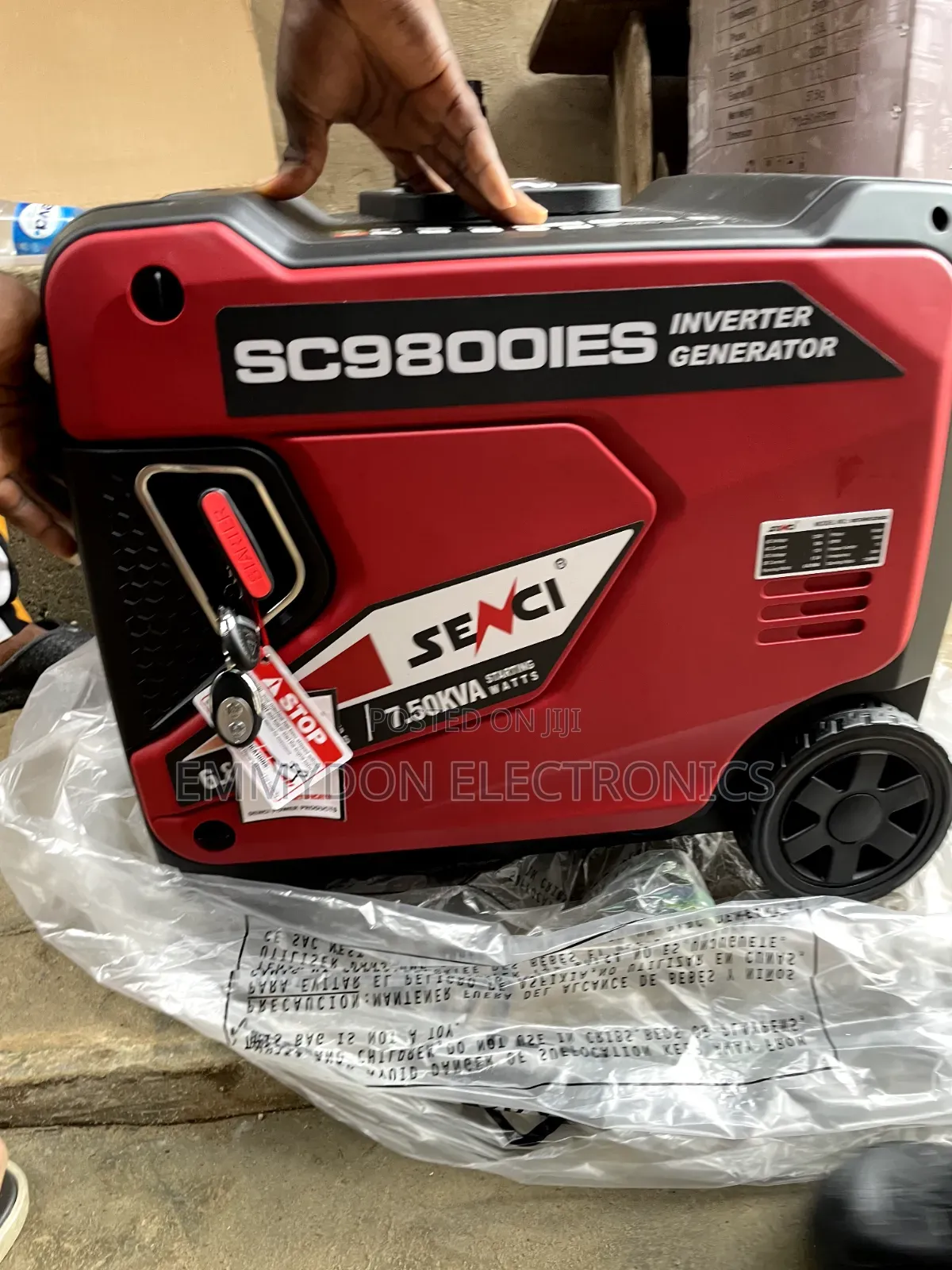 SENCI SC9800iES 7.5KVA Super Silent Inverter Generator