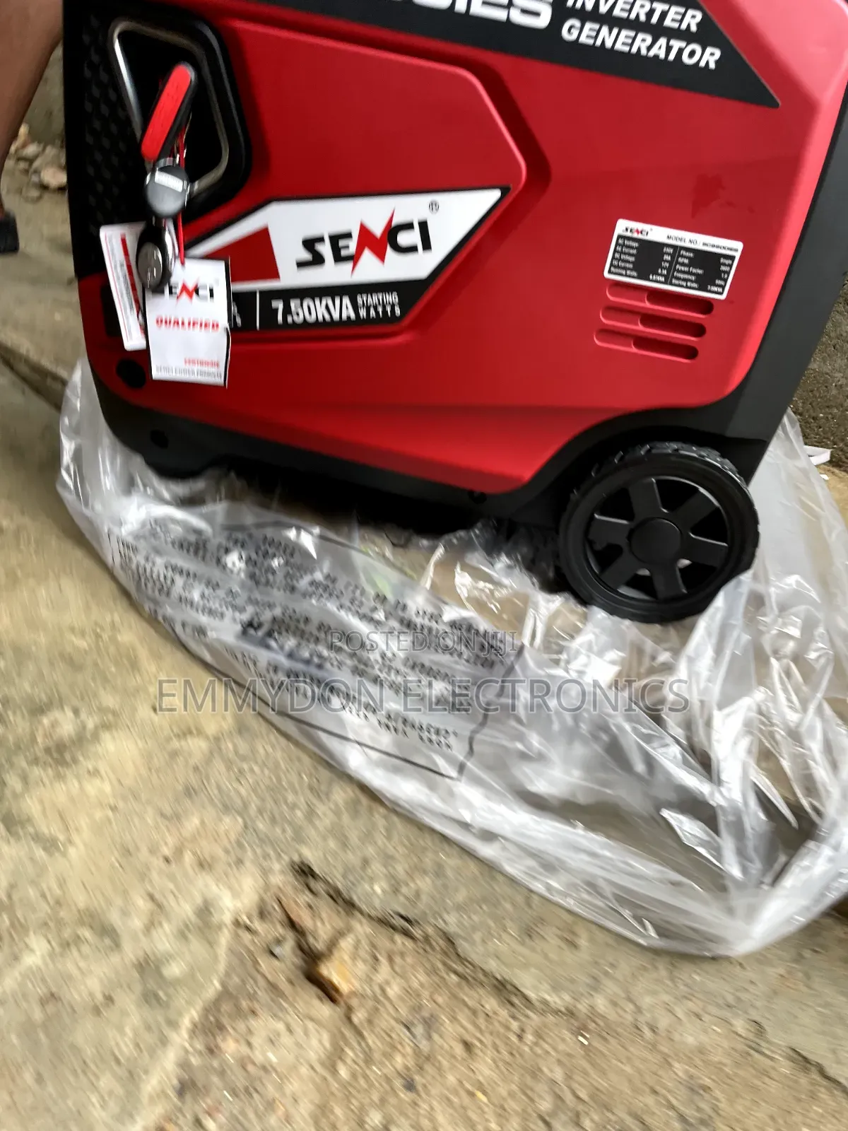 SENCI SC9800iES 7.5KVA Super Silent Inverter Generator