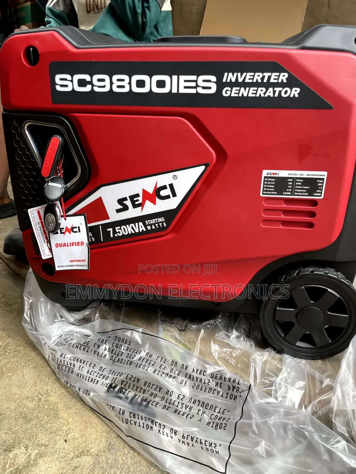 SENCI SC9800iES Remote Start Generator