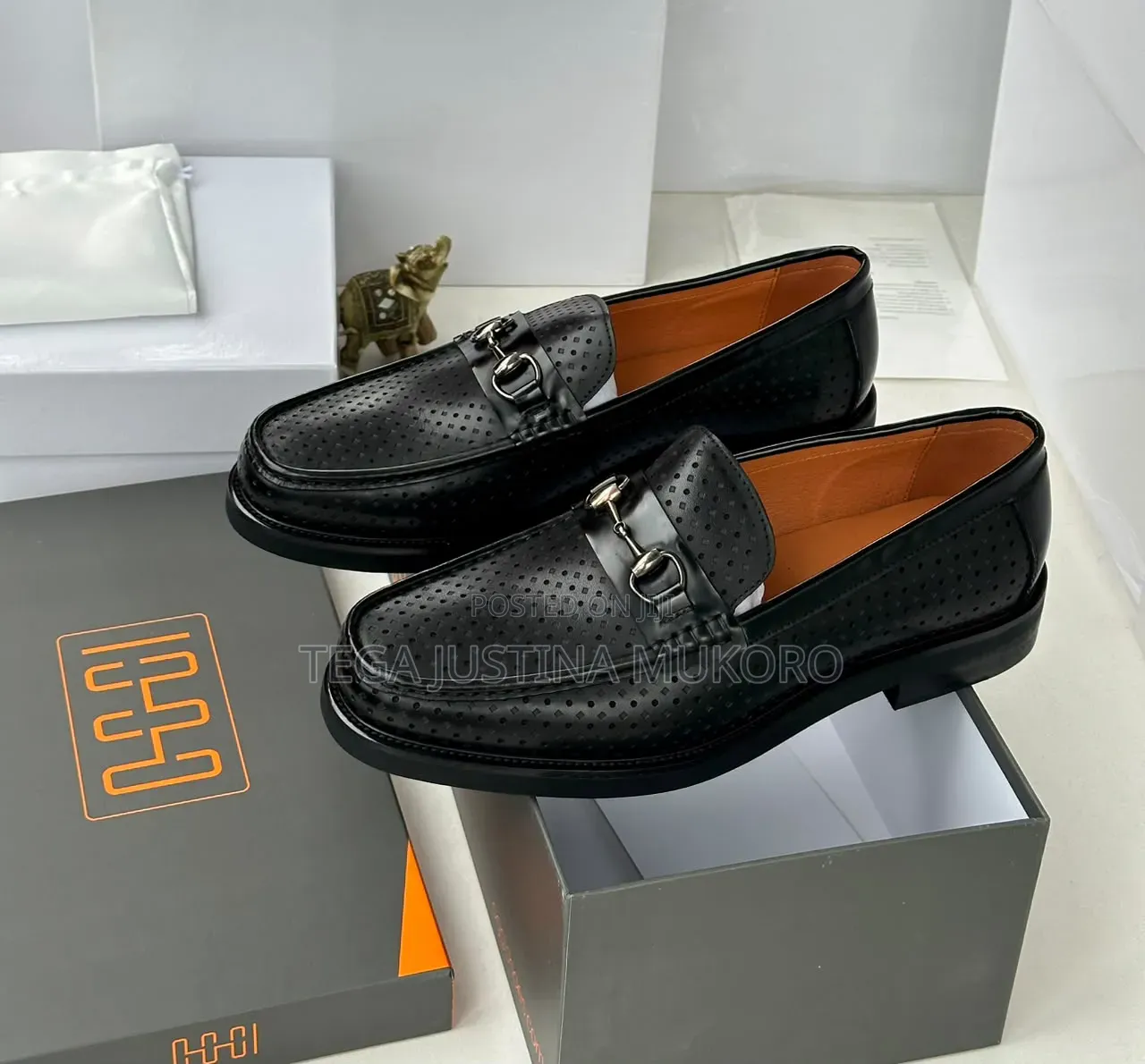 High Quality Latest Design Oggi Dotted Men's Flat Shoes