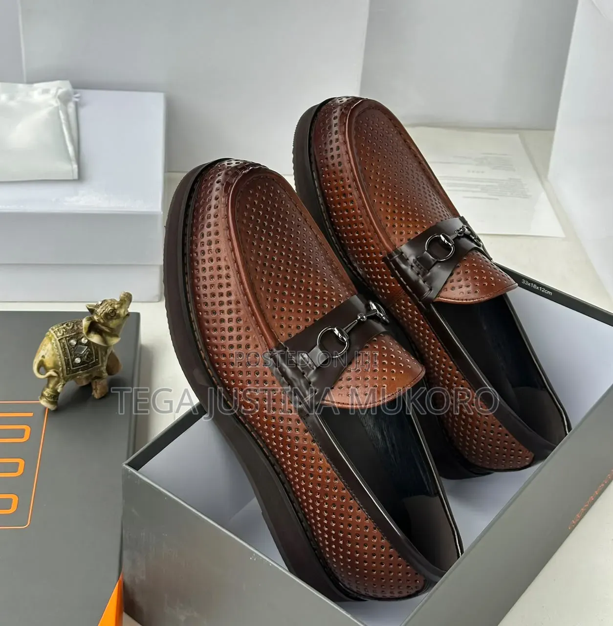 High Quality Latest Design Oggi Dotted Men's Flat Shoes