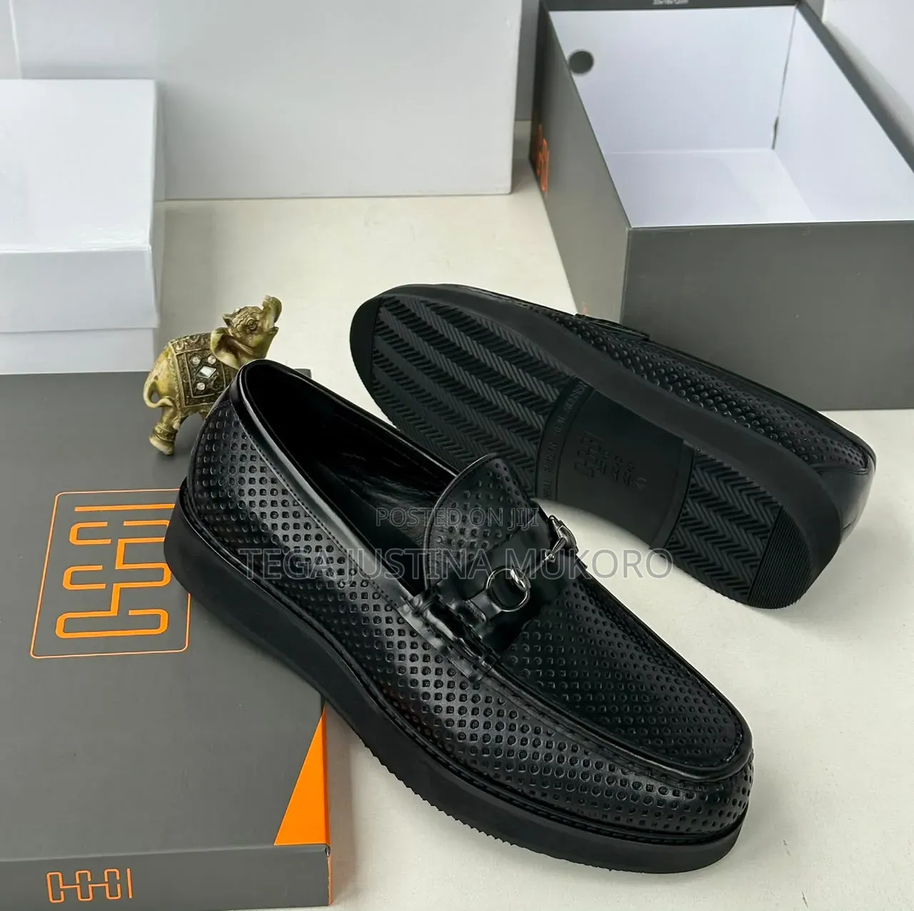 High Quality Latest Design Oggi Dotted Men's Flat Shoes
