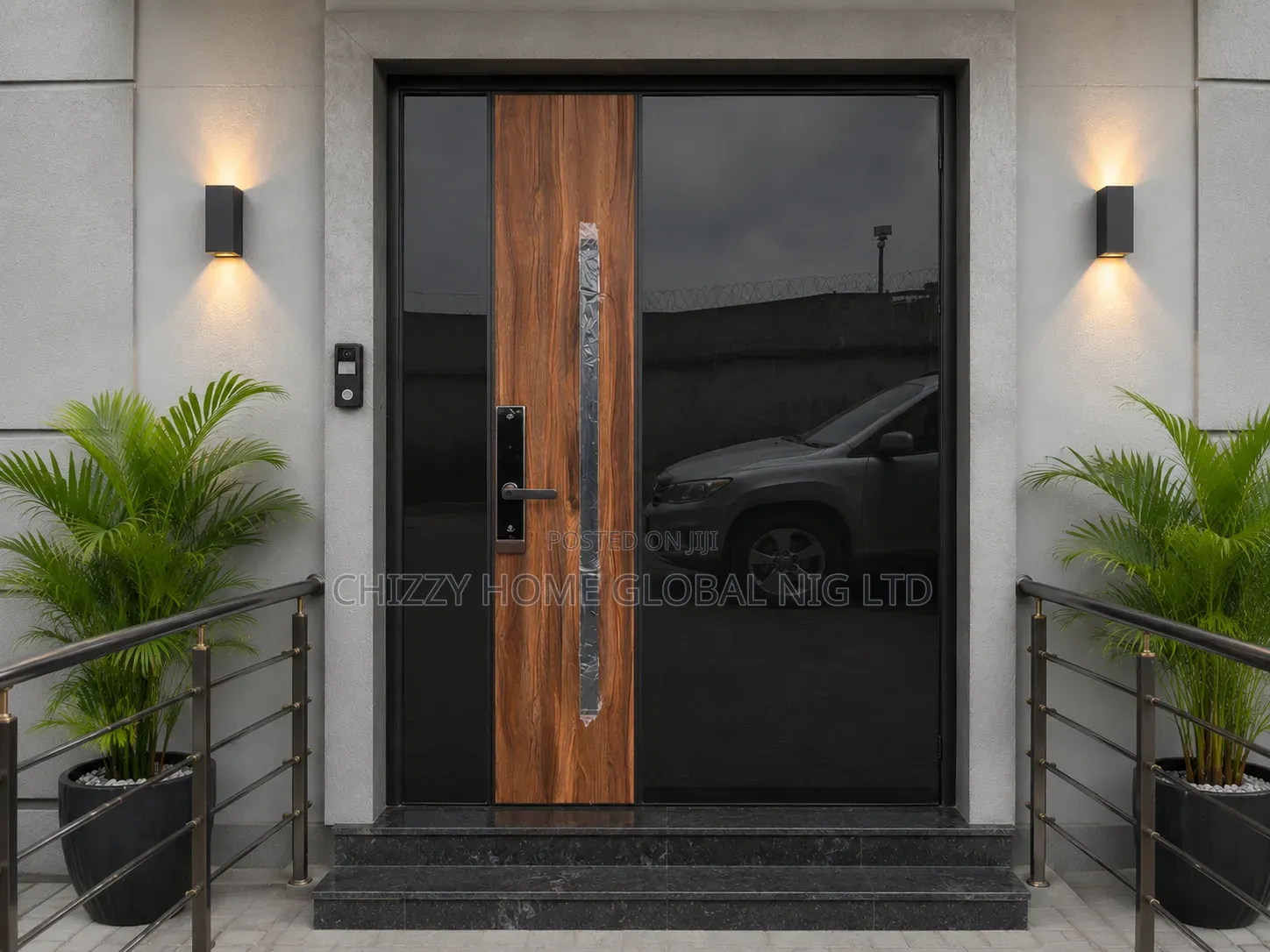 ArmorMax Heavy-Gauge Imported Security Pivot Door (8ft X 4ft)
