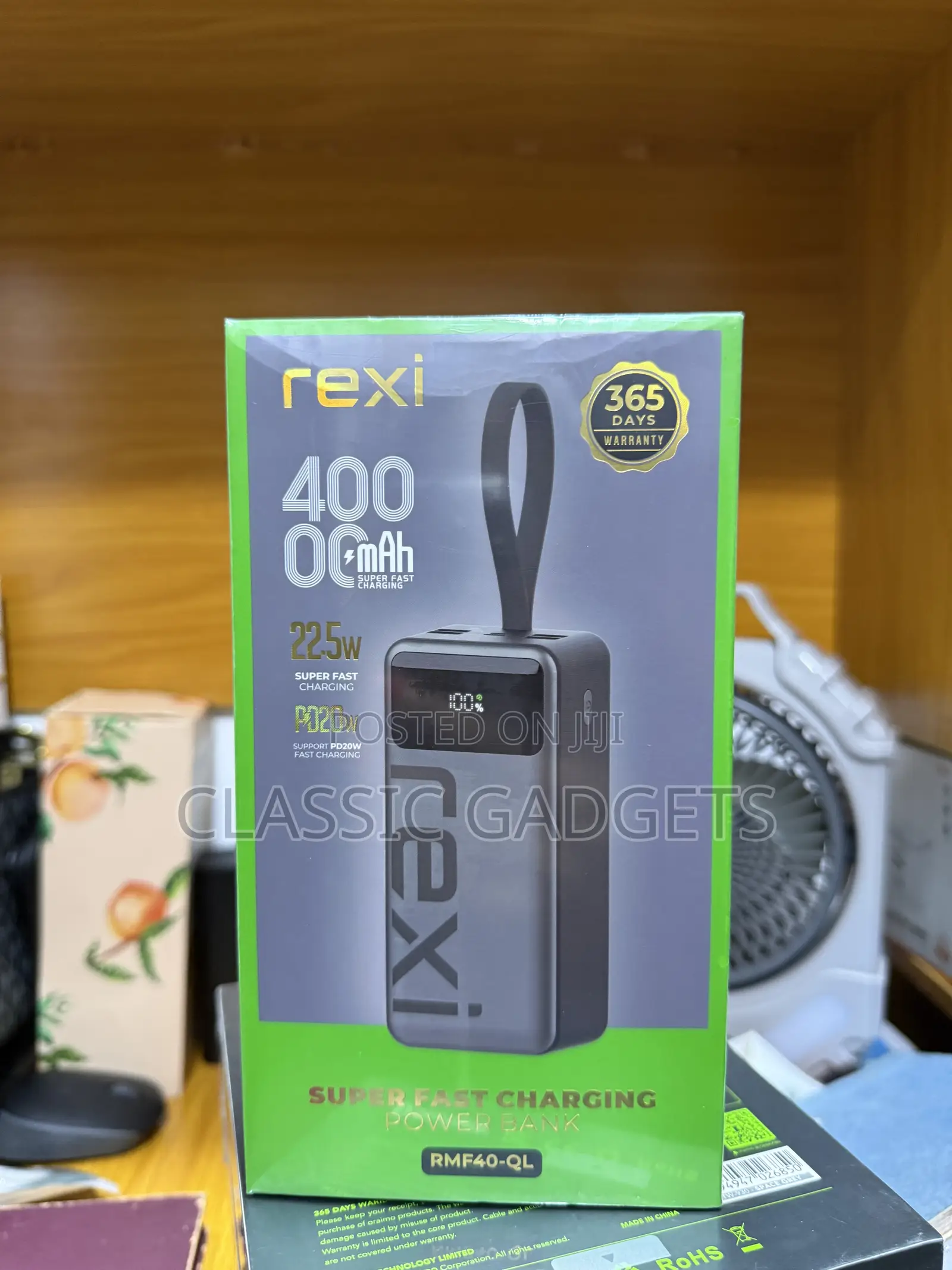Rexi RMF40-QL Super Fast Charging 22.5w Power Bank