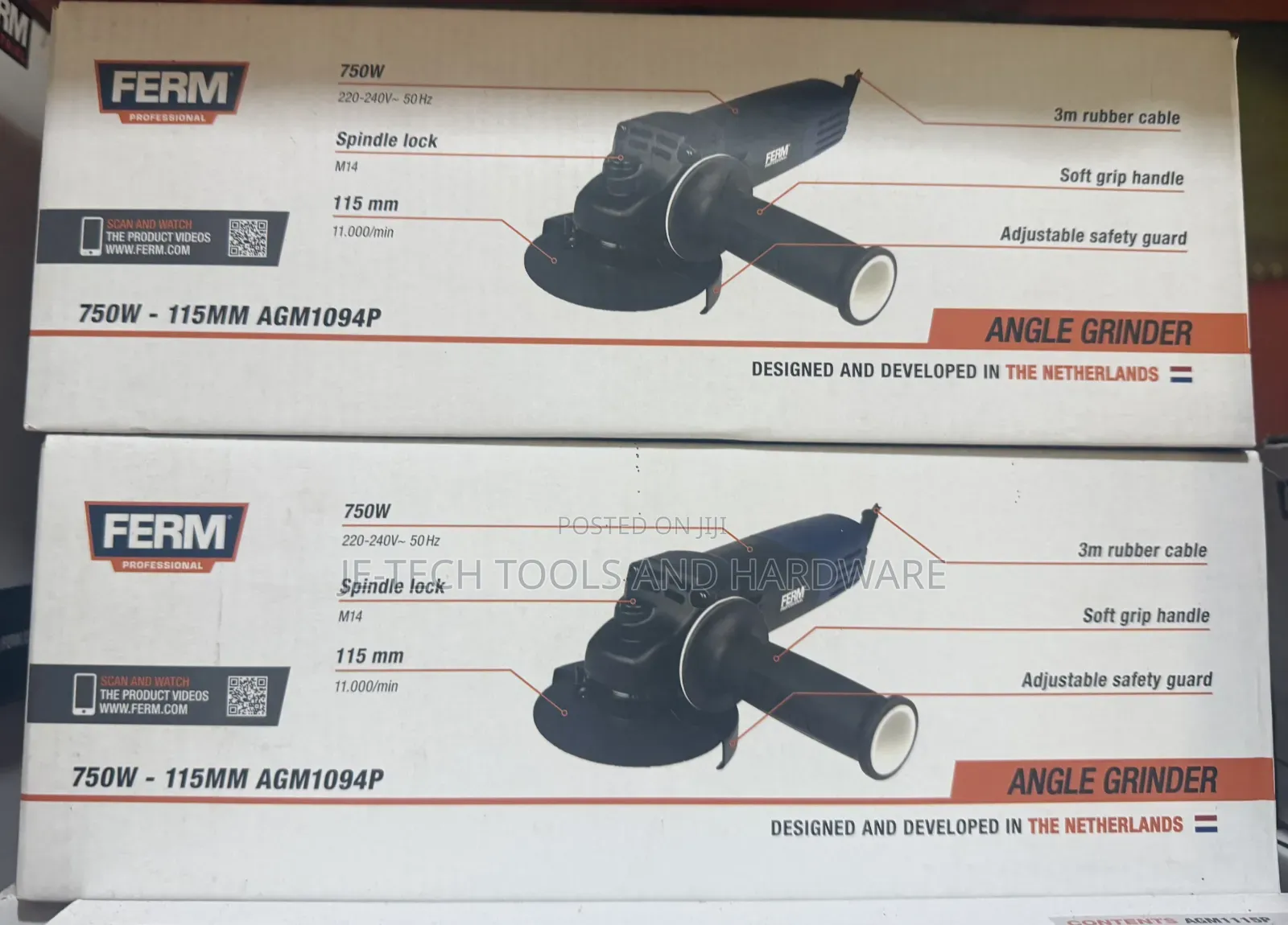 Ferm AGM1094P Professional Angle Grinders 750W