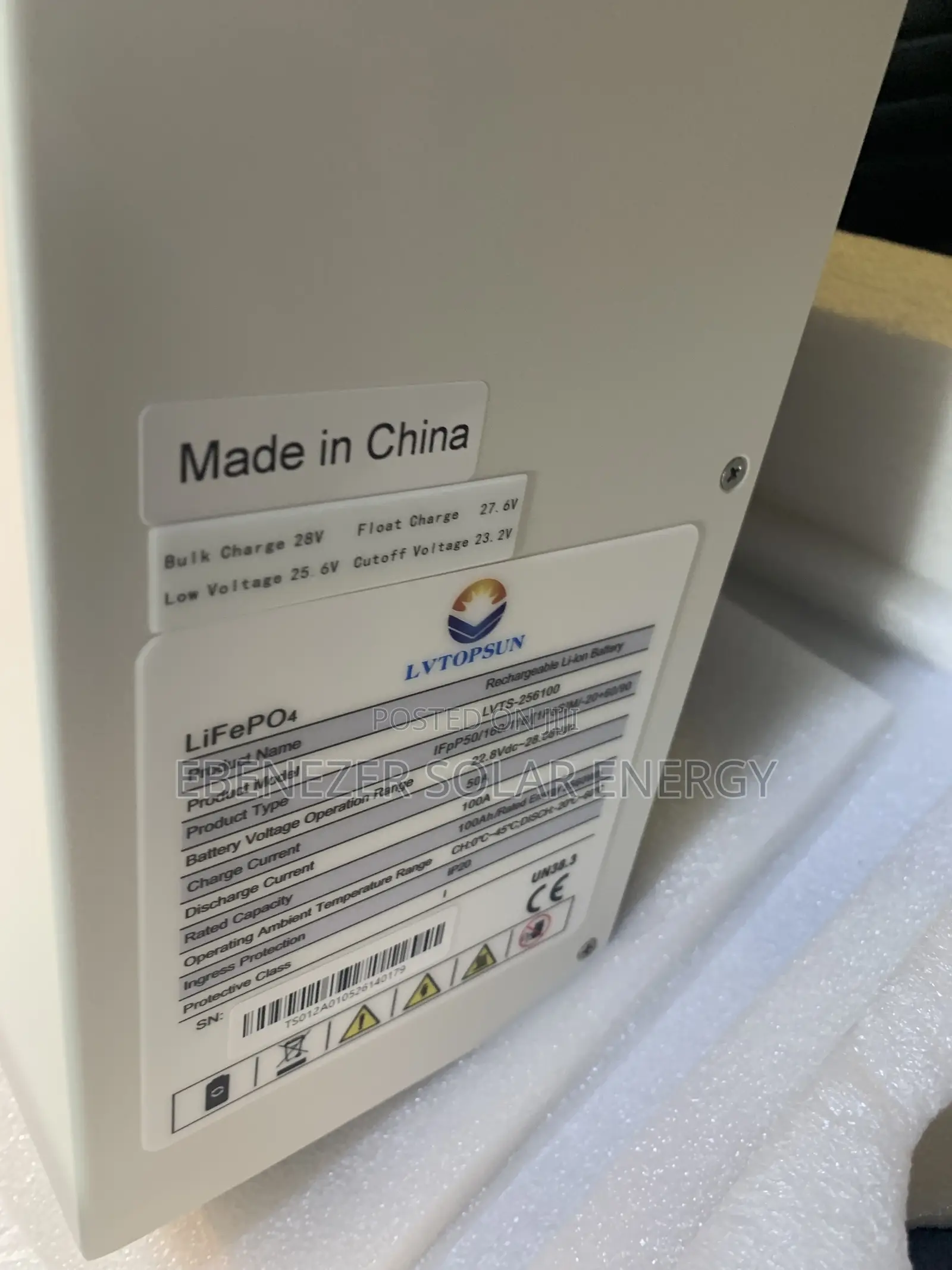 2.5kwh LVTOPSON Lithium 24v