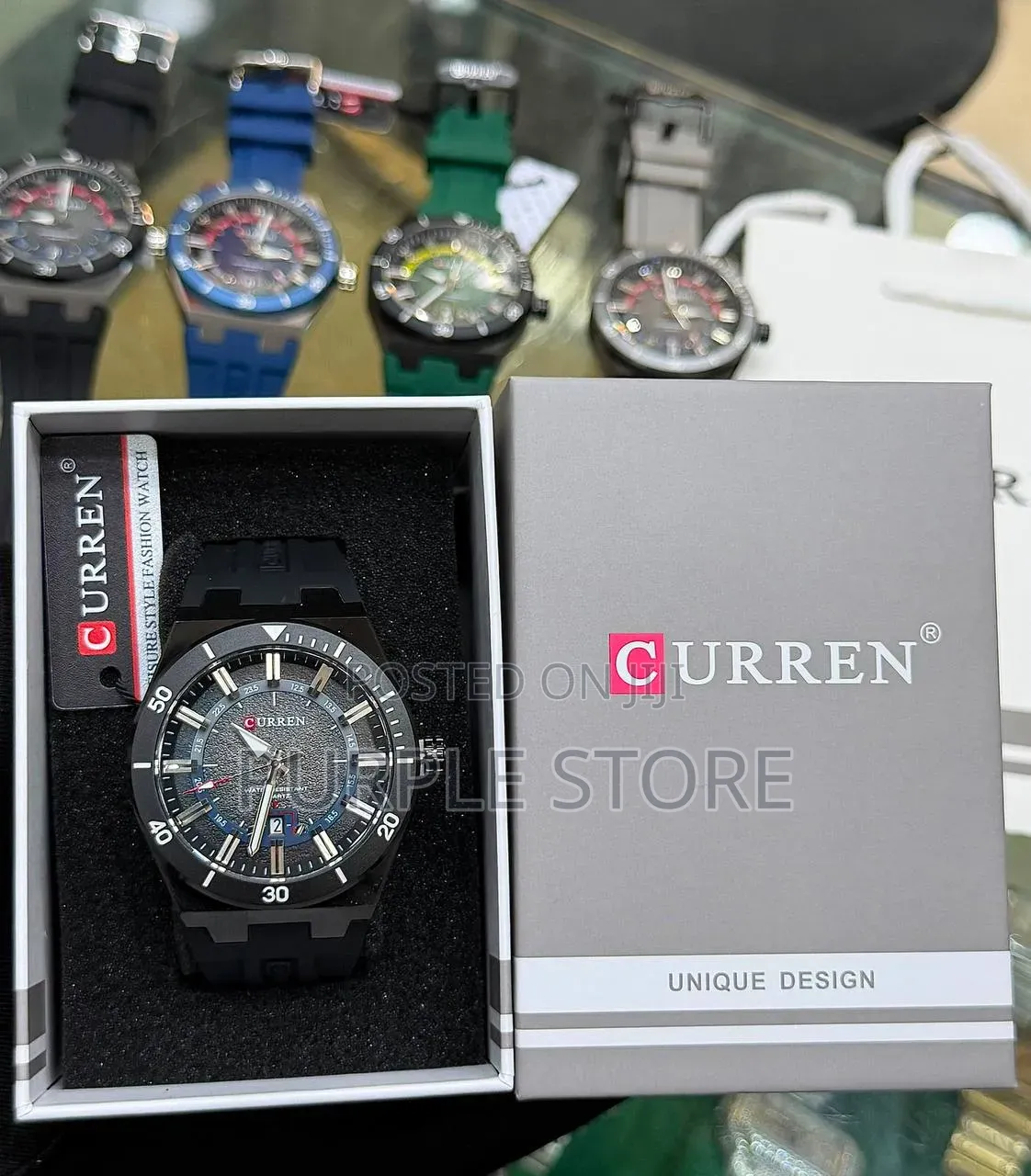 Curren Rubber Strap Watches Unisex