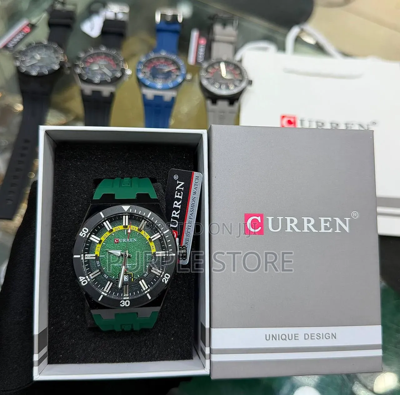 Curren Rubber Strap Watches Unisex