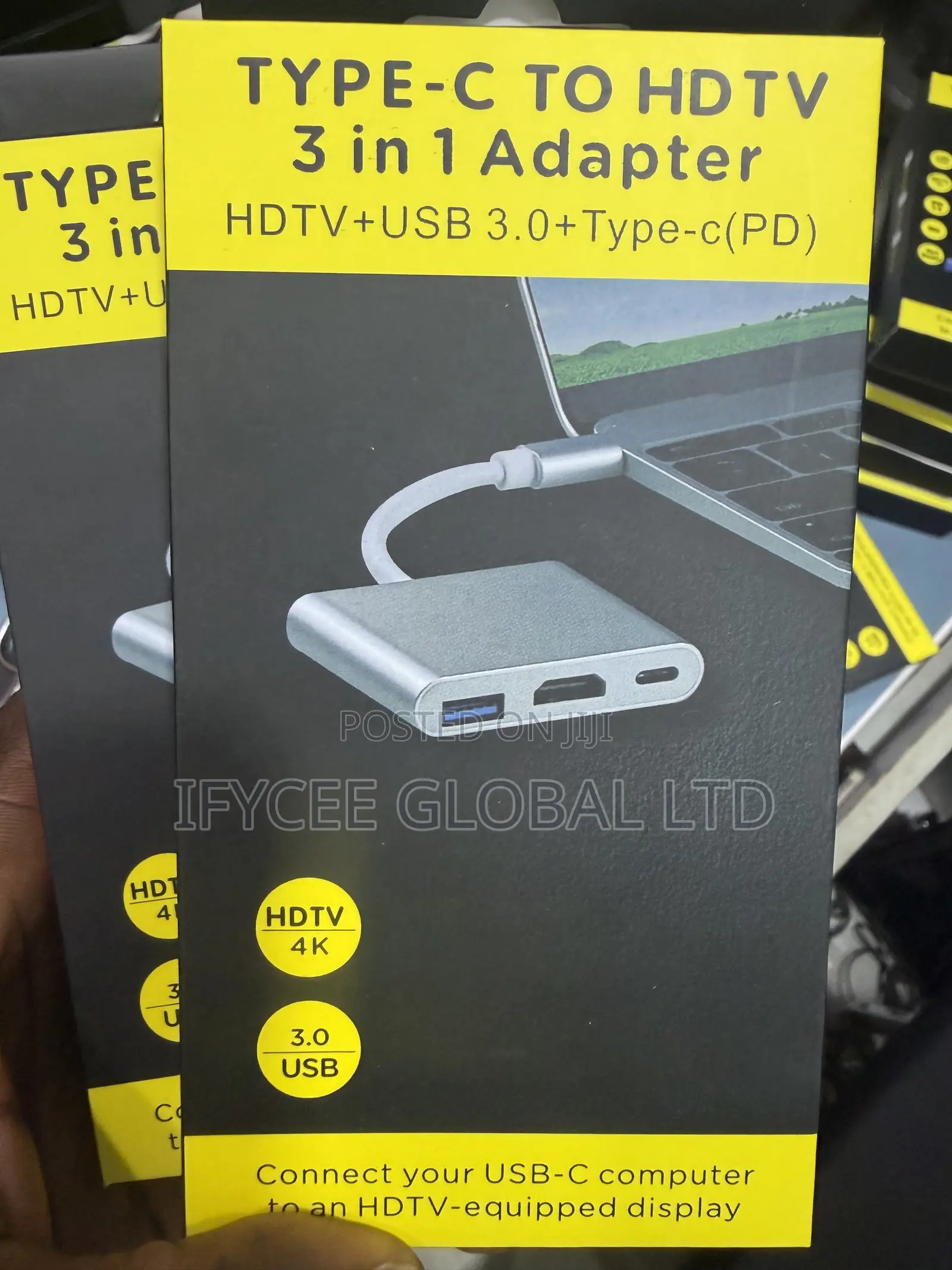 Type C 3 in 1 Adapter