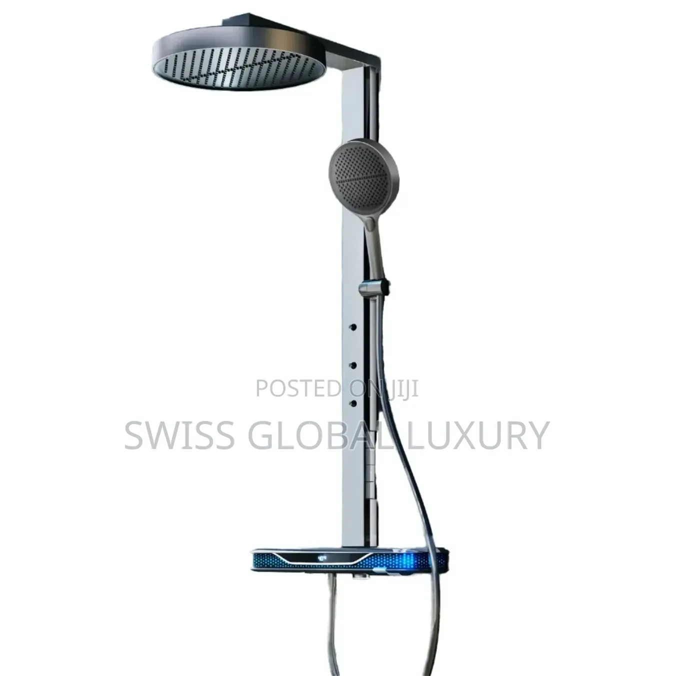 High Grade Thermostatic Shower Set, With LED LIGHT Display.