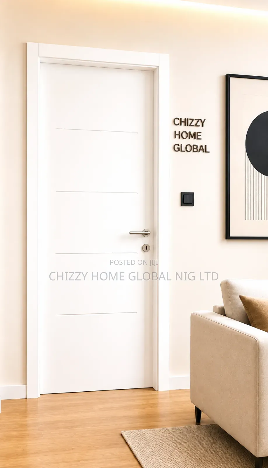 Premium Israeli Flush Door - 7ft X 3ft